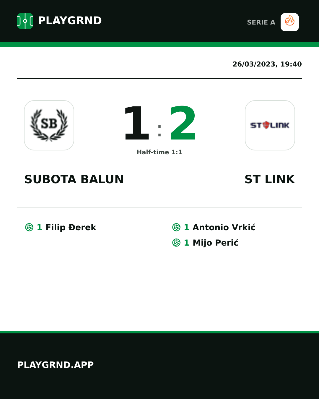 Instagram artwork: Subota Balun 1:2 ST Link