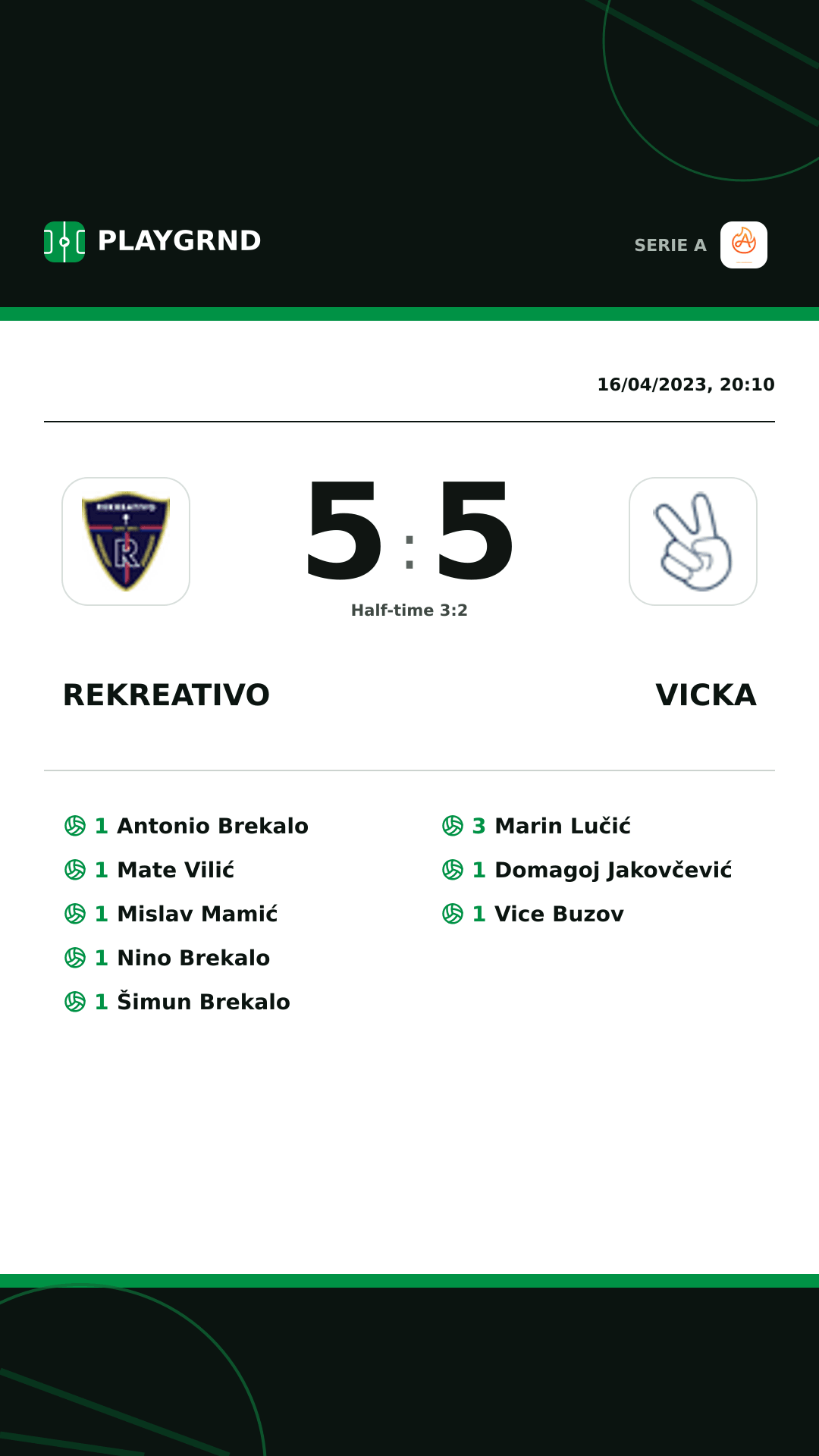 Instagram artwork: Rekreativo 5:5 Vicka