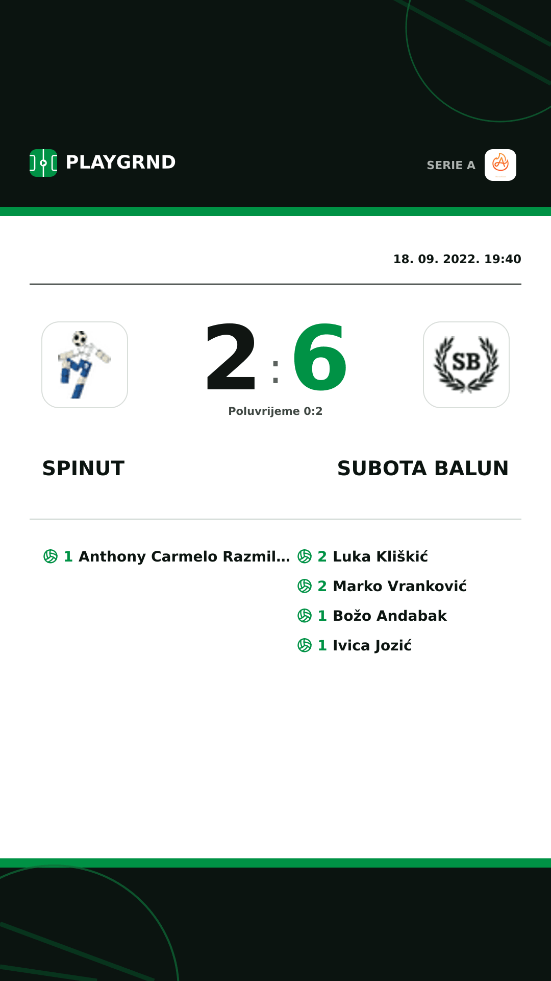 Instagram slika: Spinut 2:6 Subota Balun