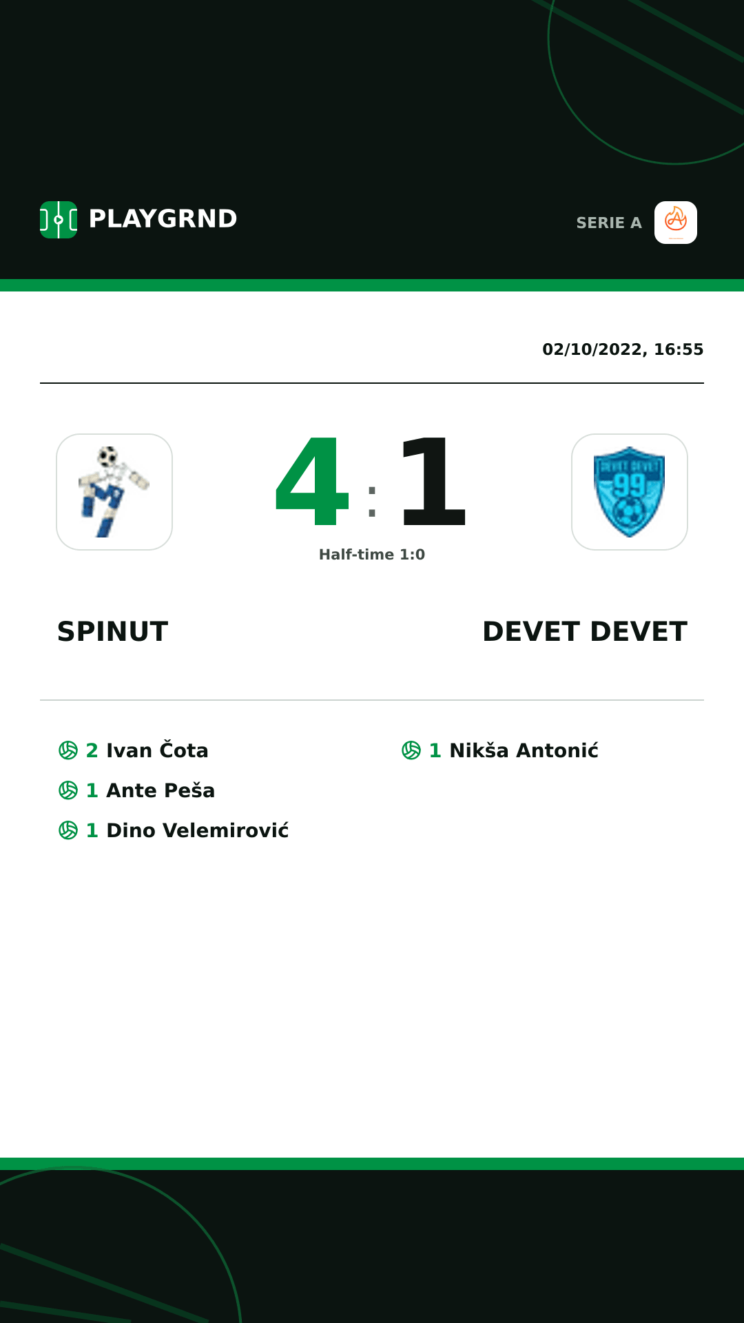 Instagram artwork: Spinut 4:1 Devet Devet