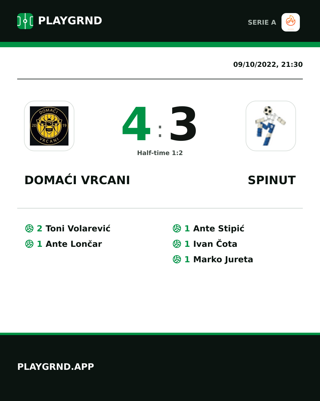 Instagram artwork: Domaći Vrcani 4:3 Spinut