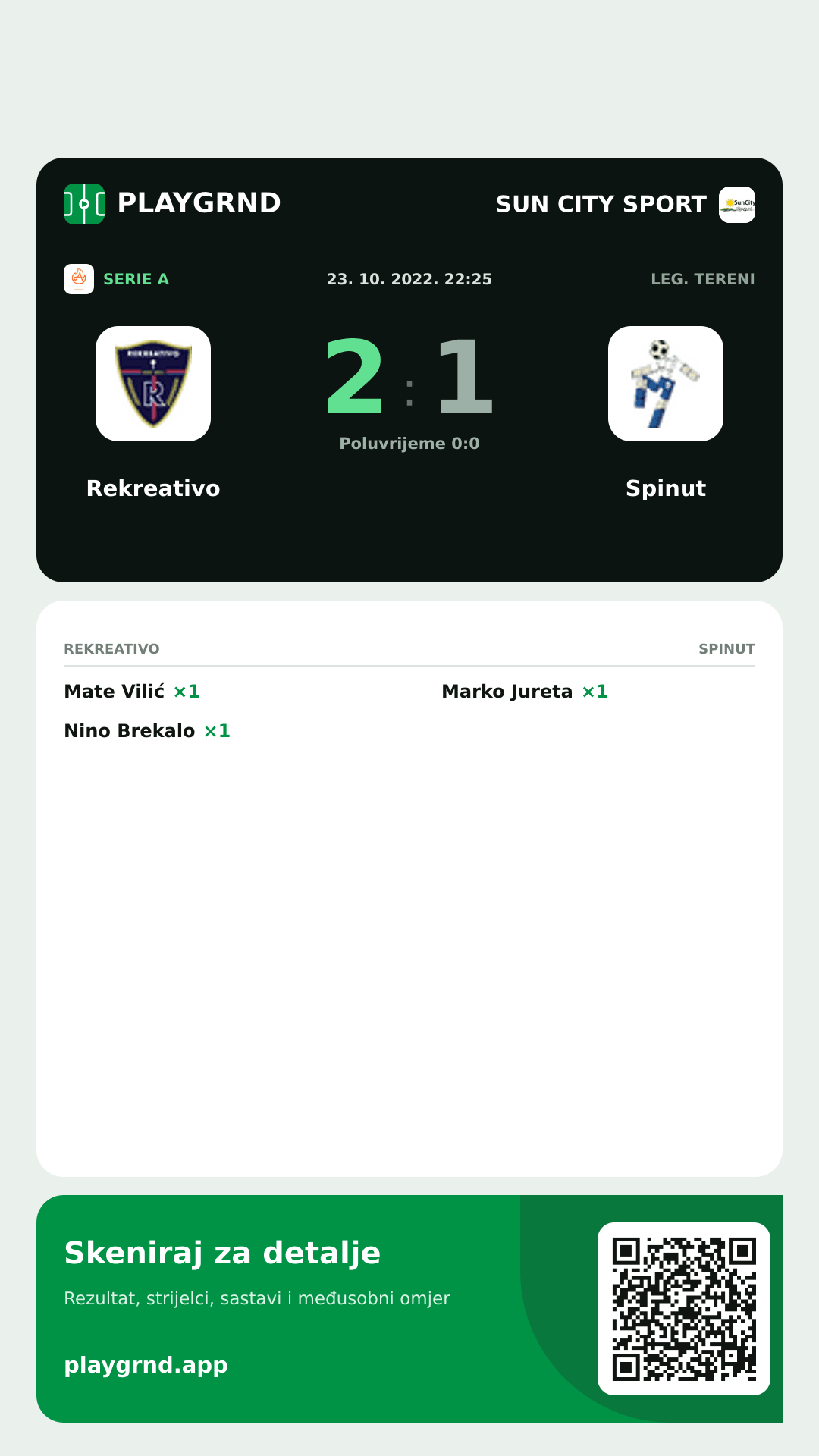 Story slika: Rekreativo 2:1 Spinut