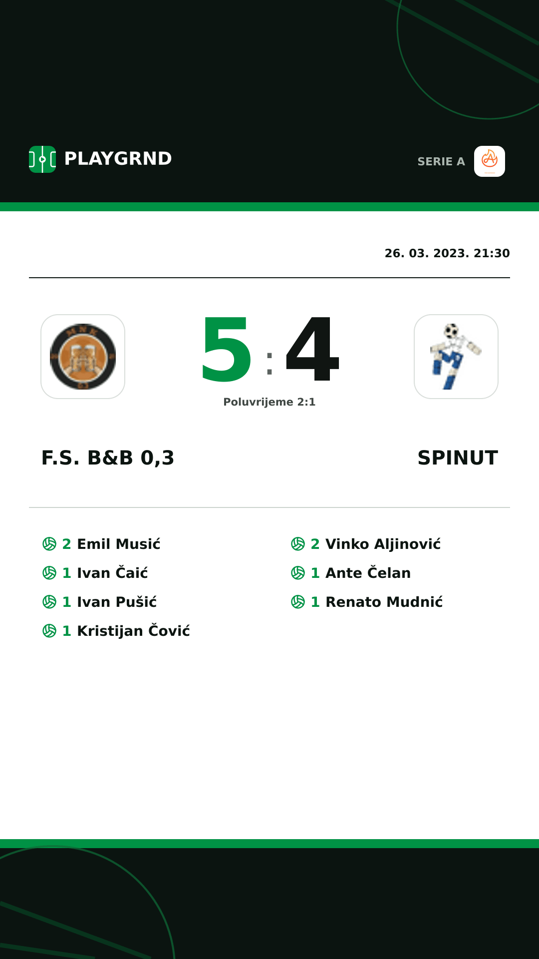 Instagram slika: F.S. B&B 0,3 5:4 Spinut