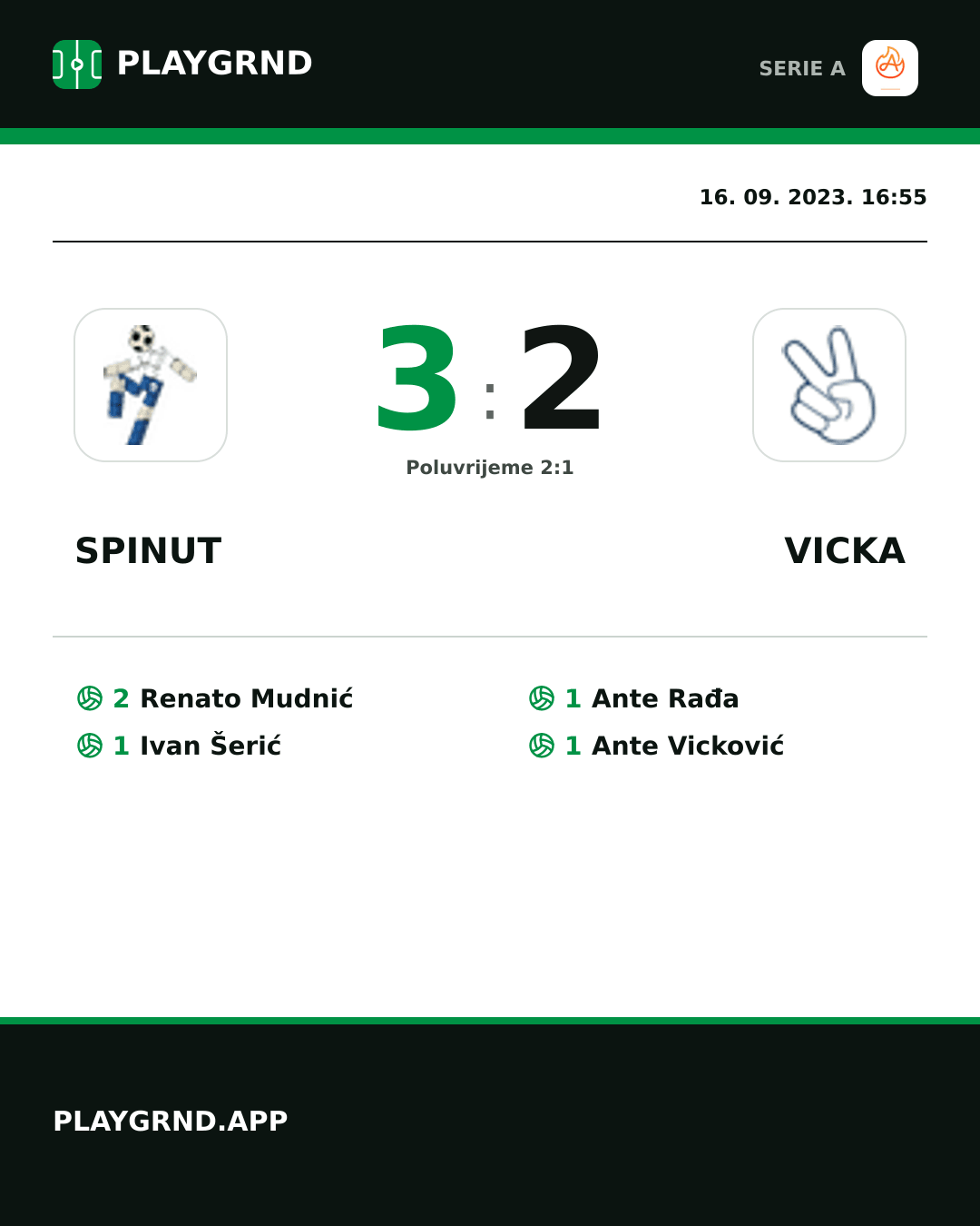Instagram slika: Spinut 3:2 Vicka