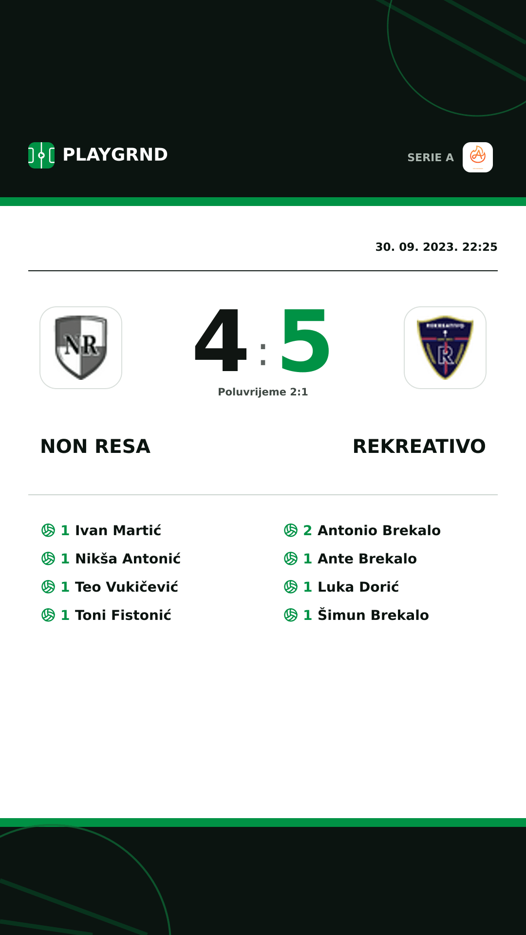 Instagram slika: Non Resa 4:5 Rekreativo