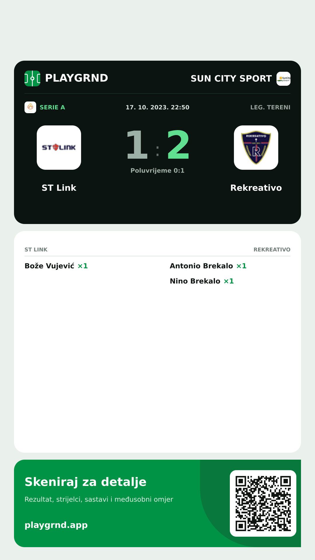 Story slika: ST Link 1:2 Rekreativo