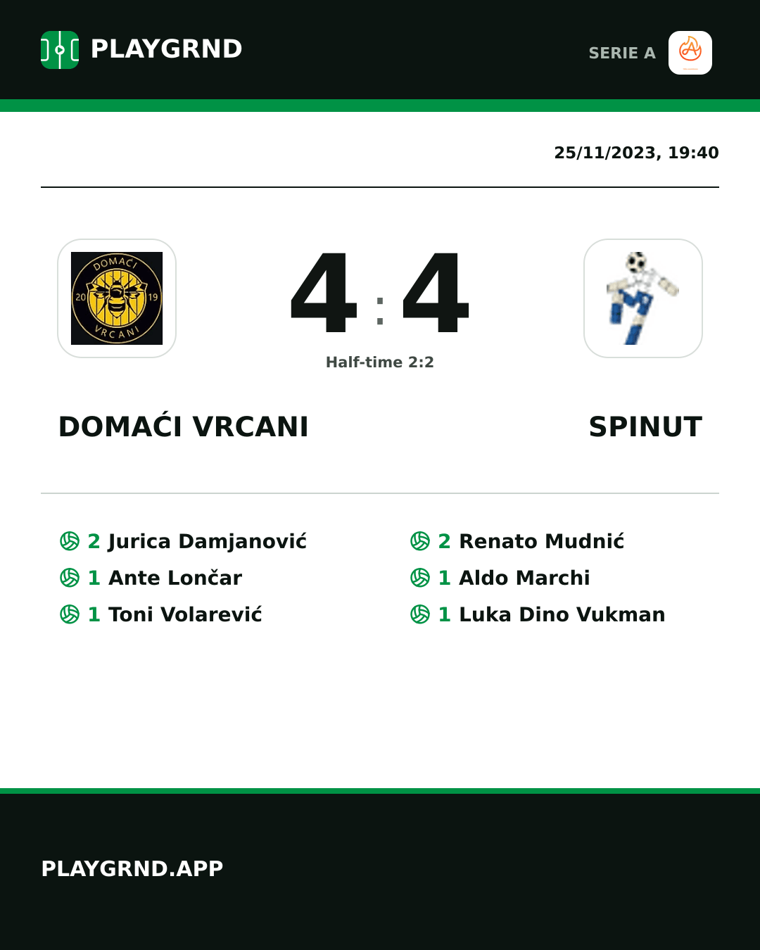 Instagram artwork: Domaći Vrcani 4:4 Spinut