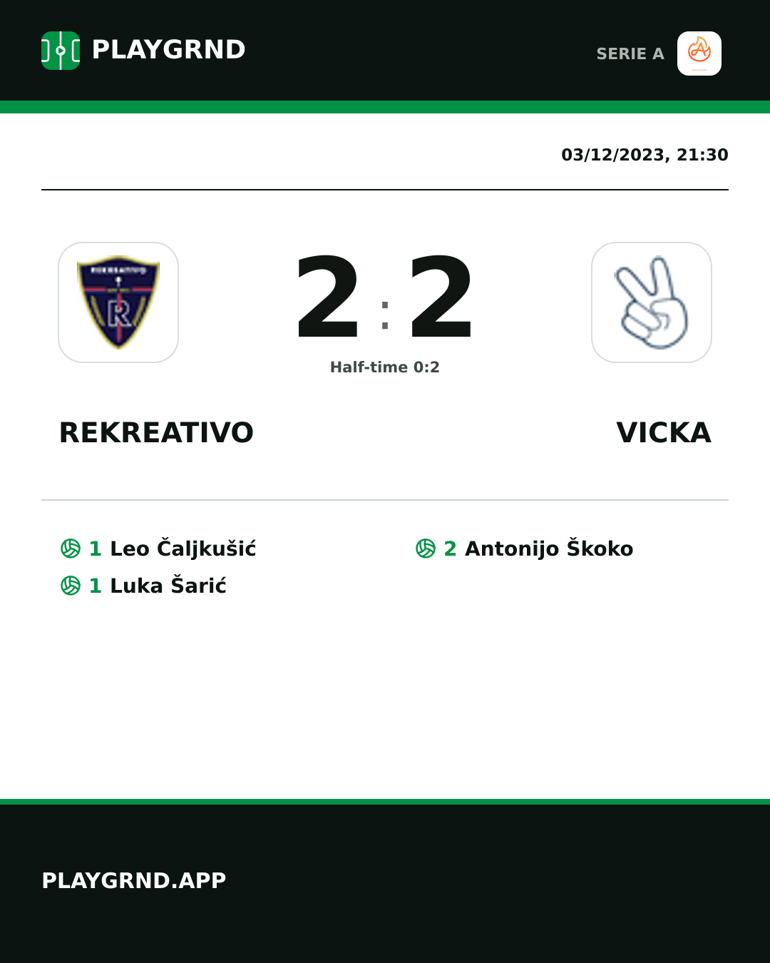 Instagram artwork: Rekreativo 2:2 Vicka