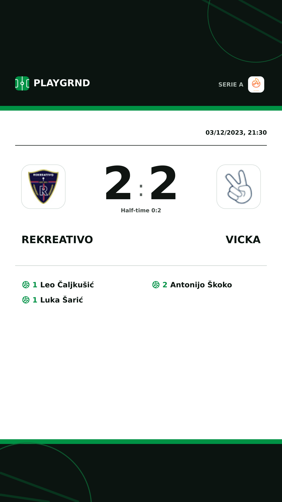 Instagram artwork: Rekreativo 2:2 Vicka