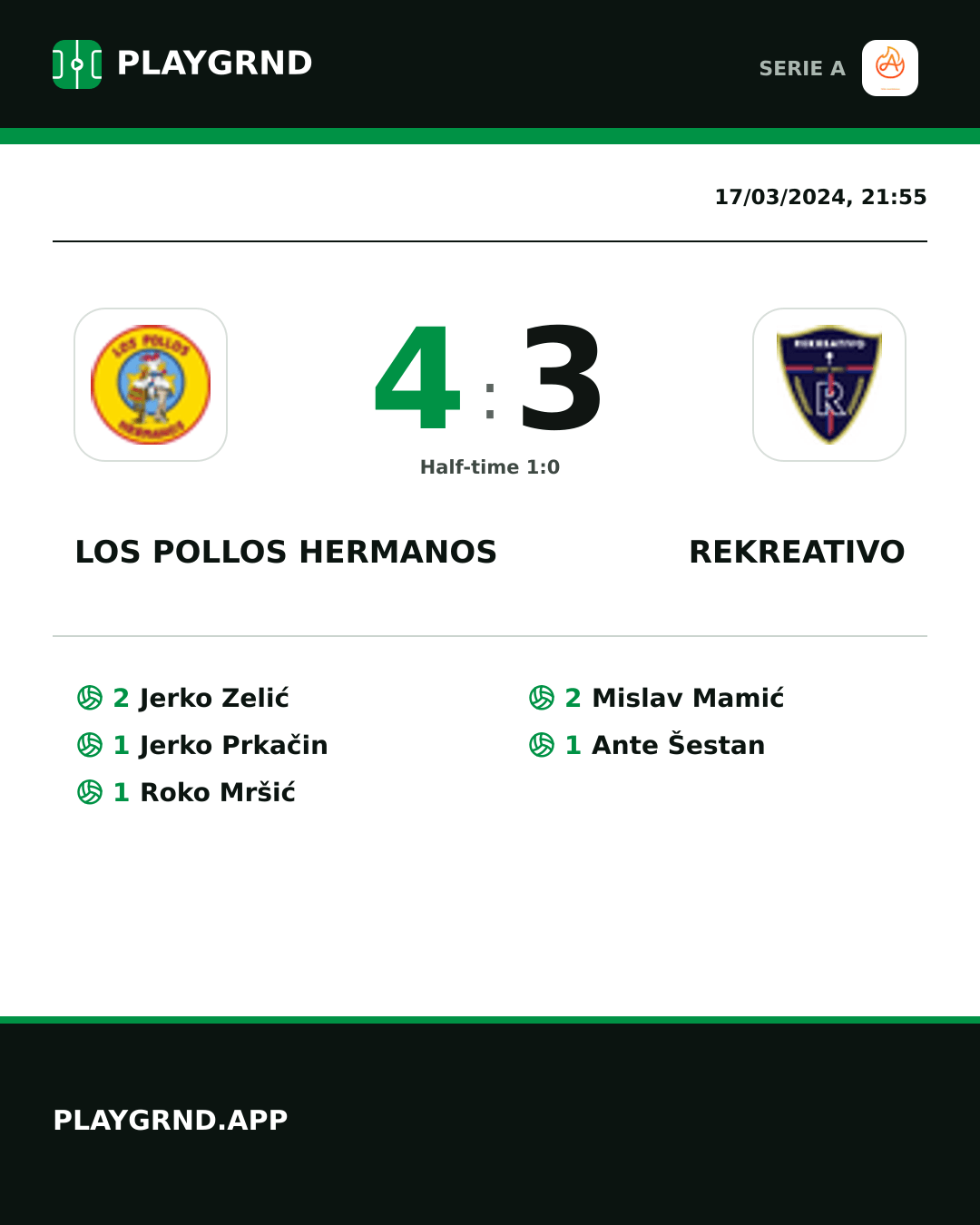 Instagram artwork: Los Pollos Hermanos 4:3 Rekreativo