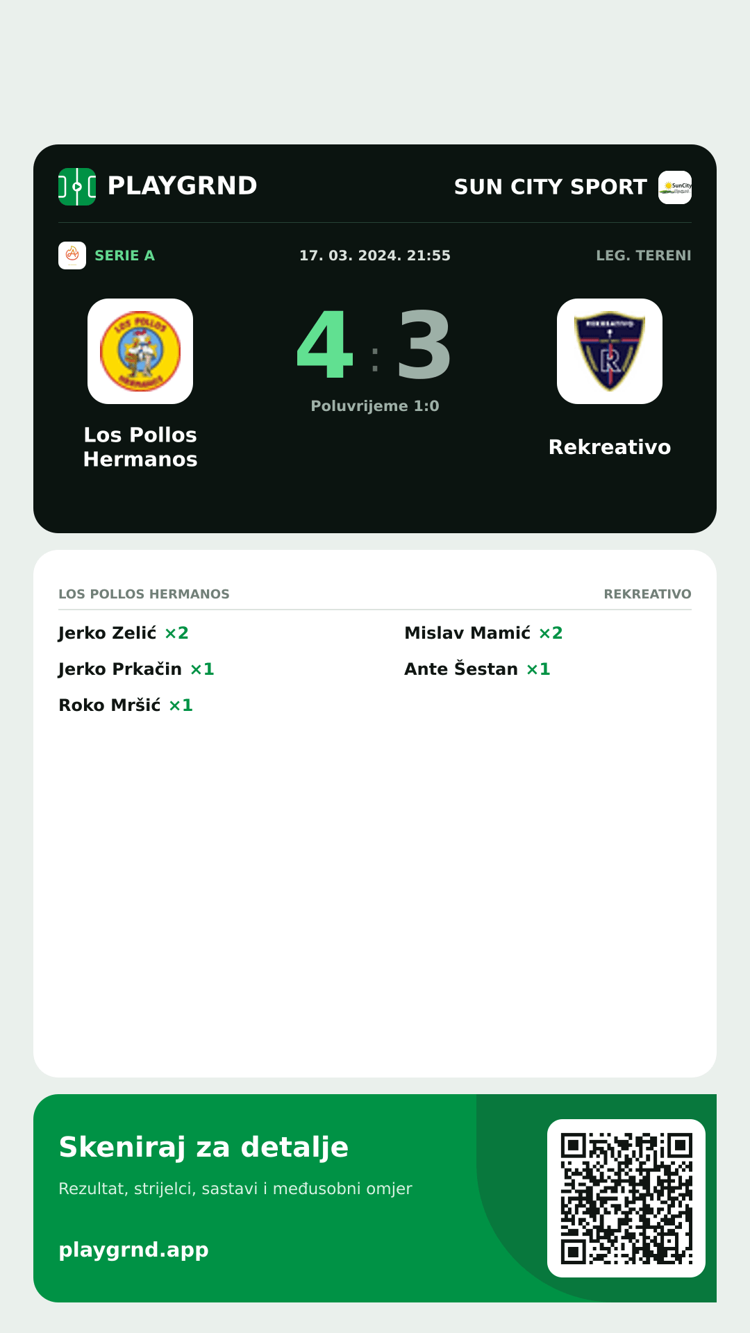 Story slika: Los Pollos Hermanos 4:3 Rekreativo