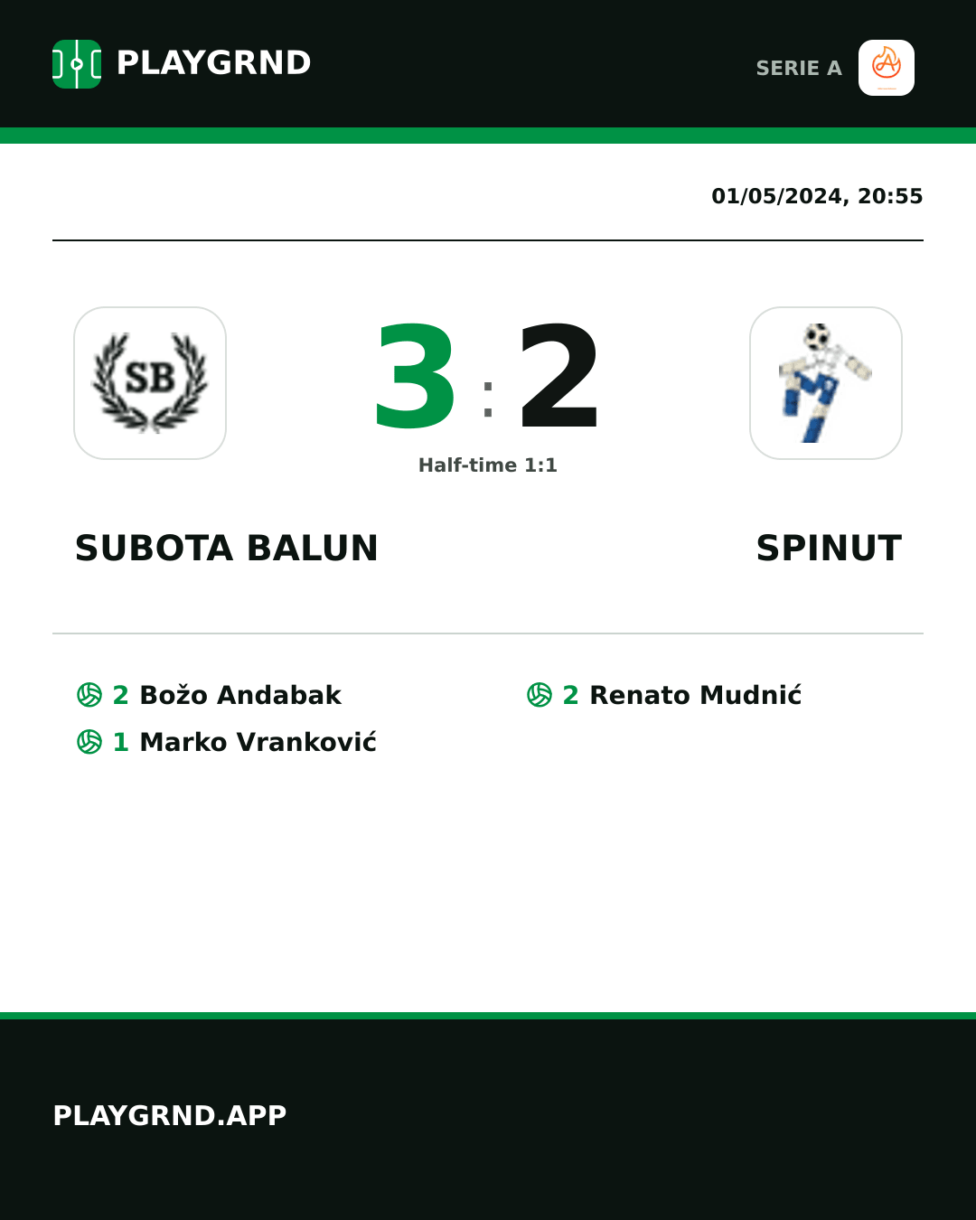 Instagram artwork: Subota Balun 3:2 Spinut