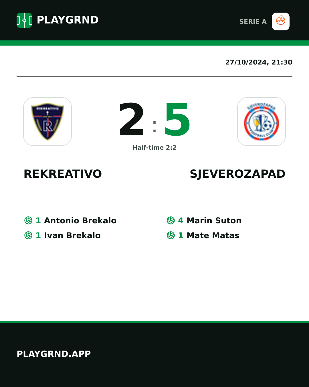 Instagram artwork: Rekreativo 2:5 Sjeverozapad