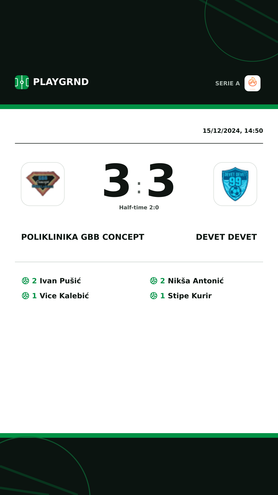 Instagram artwork: Poliklinika Gbb Concept 3:3 Devet Devet