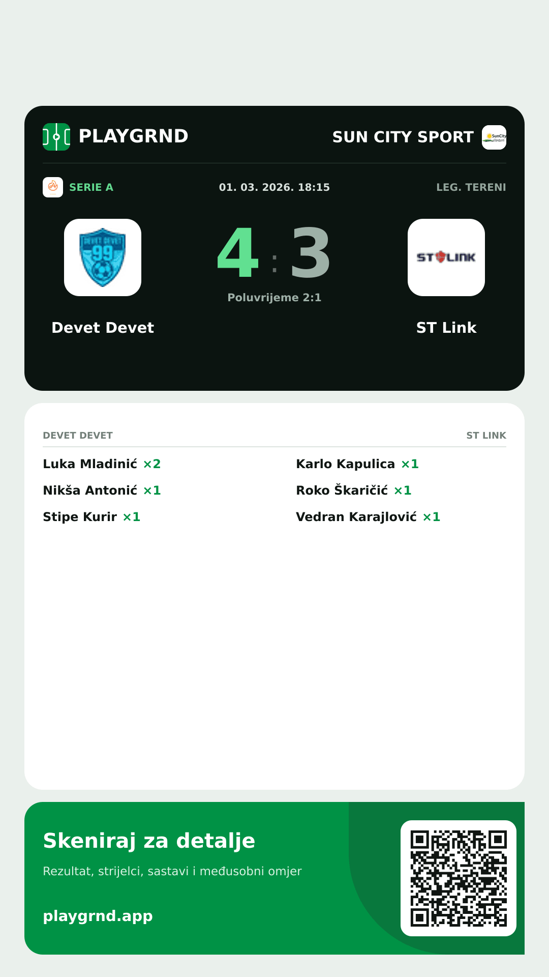 Story image: Devet Devet 4:3 ST Link