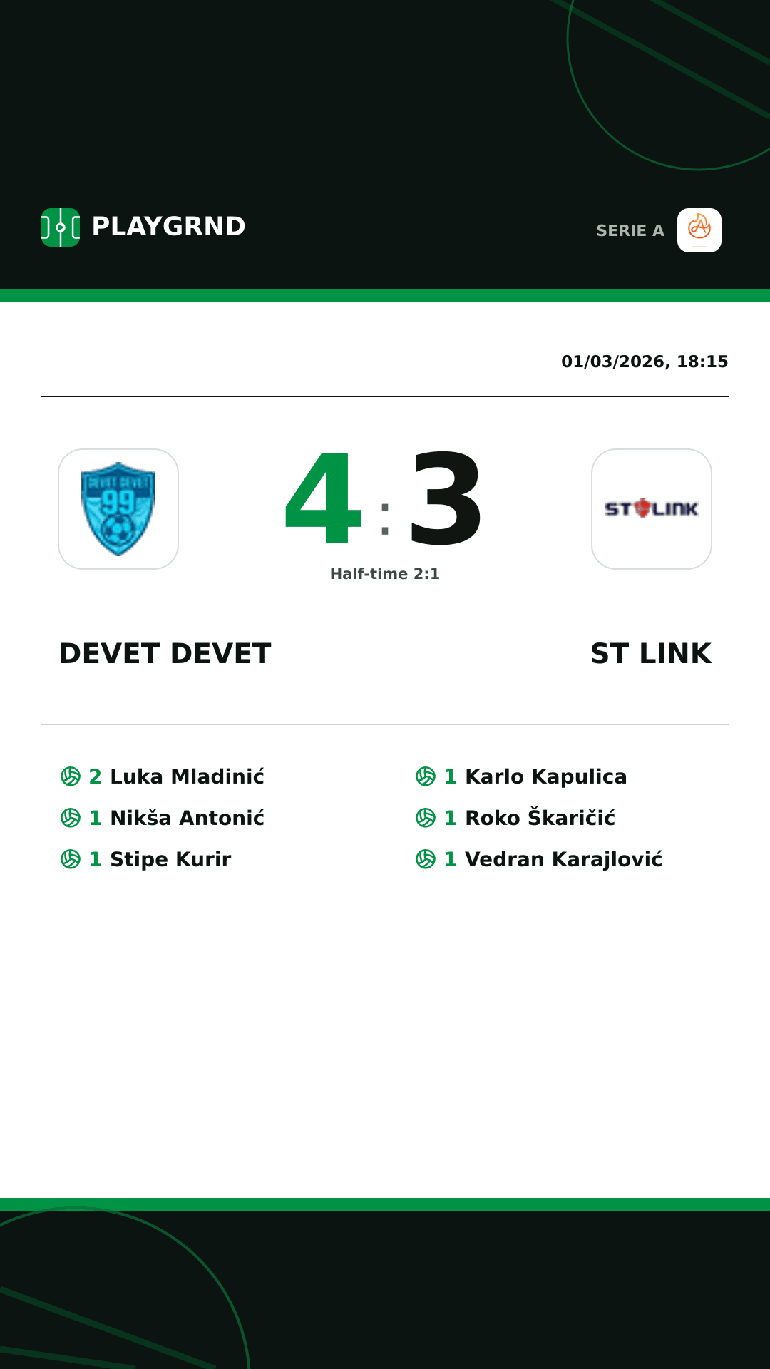 Instagram artwork: Devet Devet 4:3 ST Link