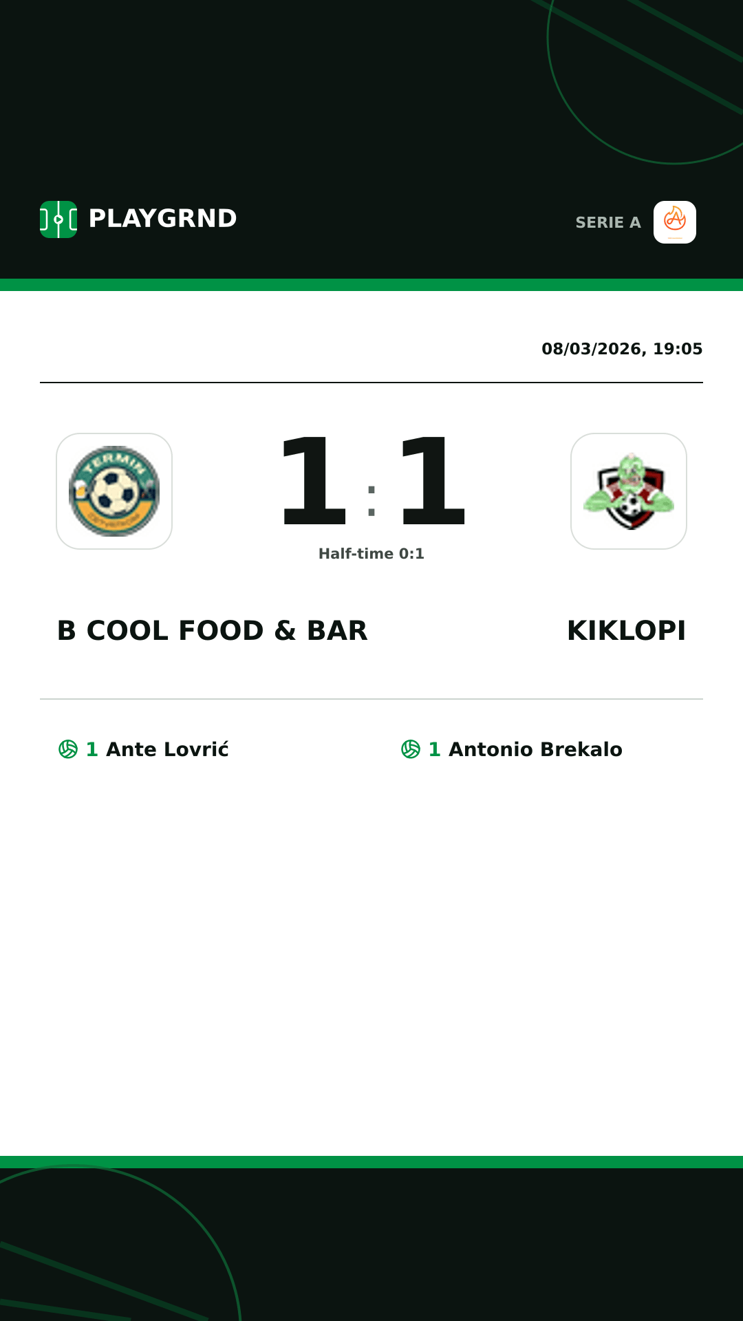 Instagram artwork: B Cool Food & Bar 1:1 Kiklopi