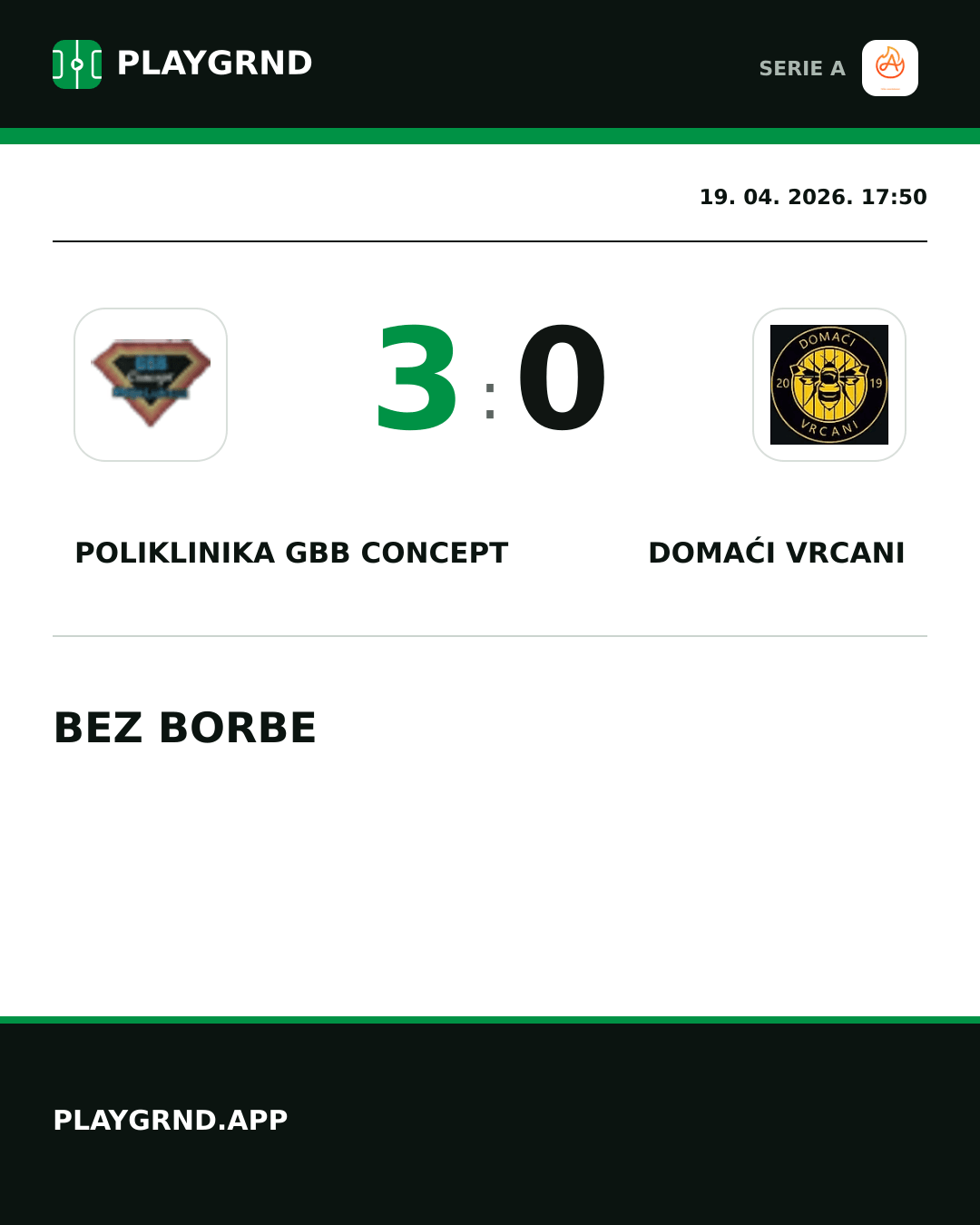 Instagram slika: Poliklinika Gbb Concept 3:0 Domaći Vrcani