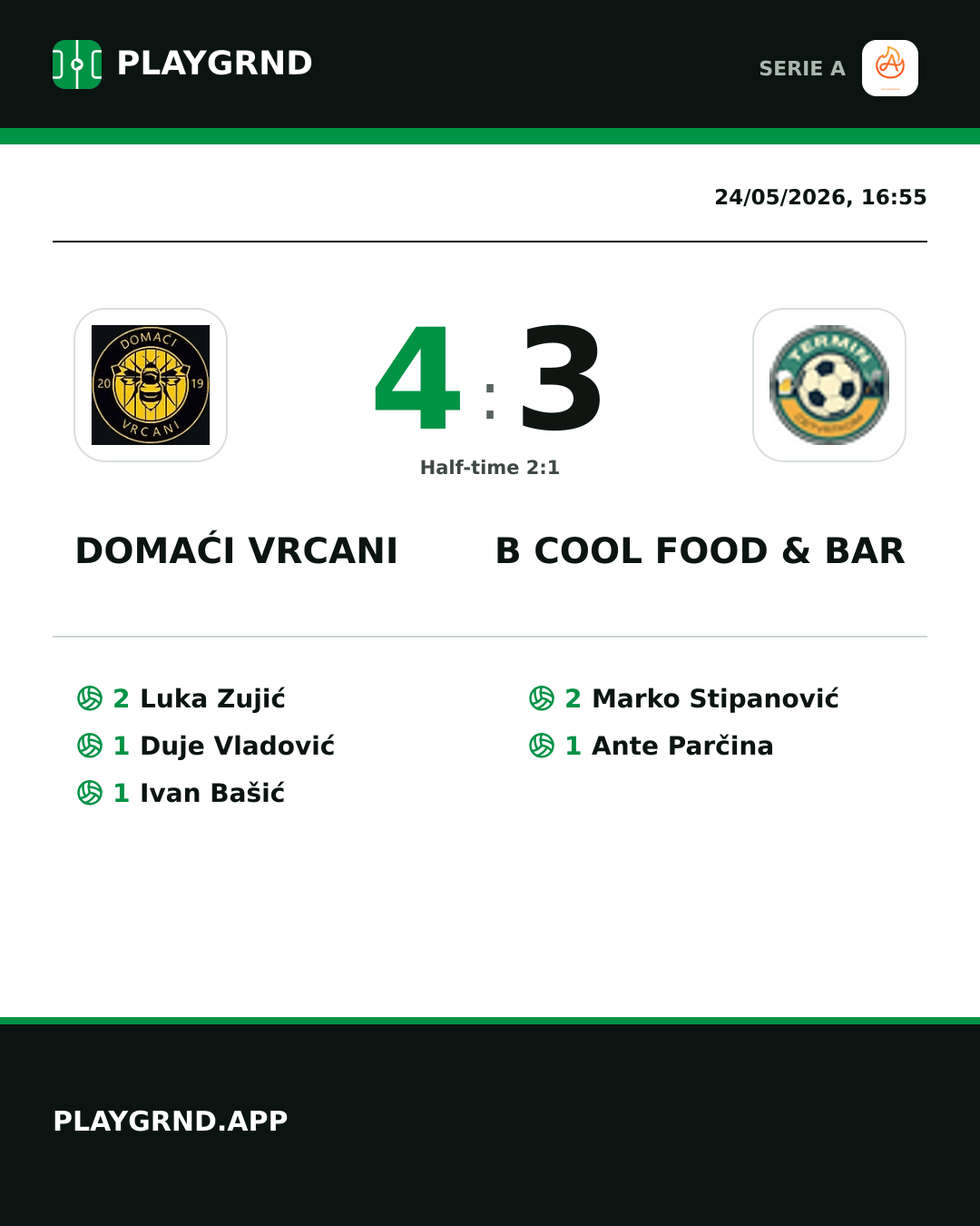 Instagram artwork: Domaći Vrcani 4:3 B Cool Food & Bar