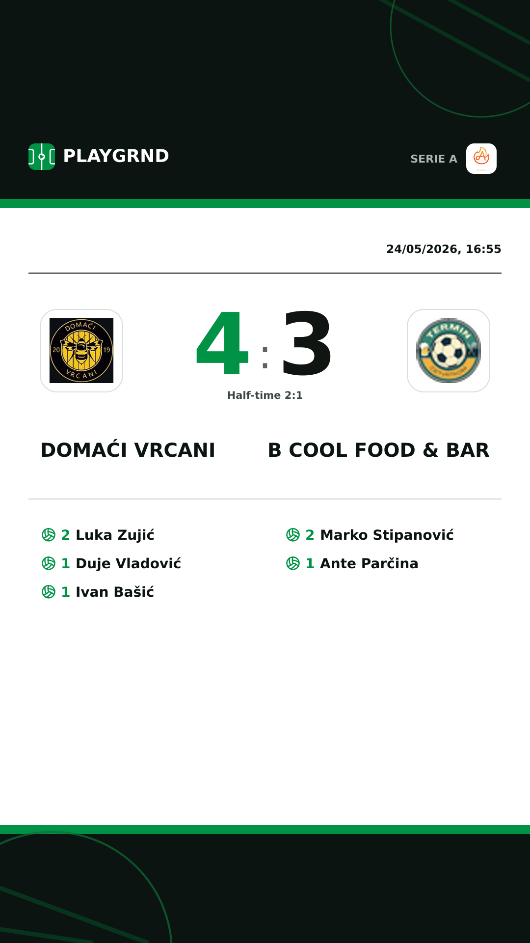 Instagram artwork: Domaći Vrcani 4:3 B Cool Food & Bar