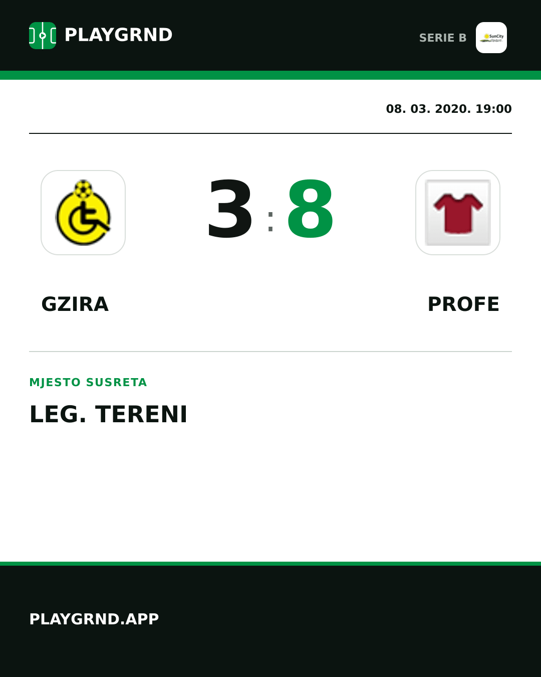 Instagram slika: Gzira 3:8 Profe
