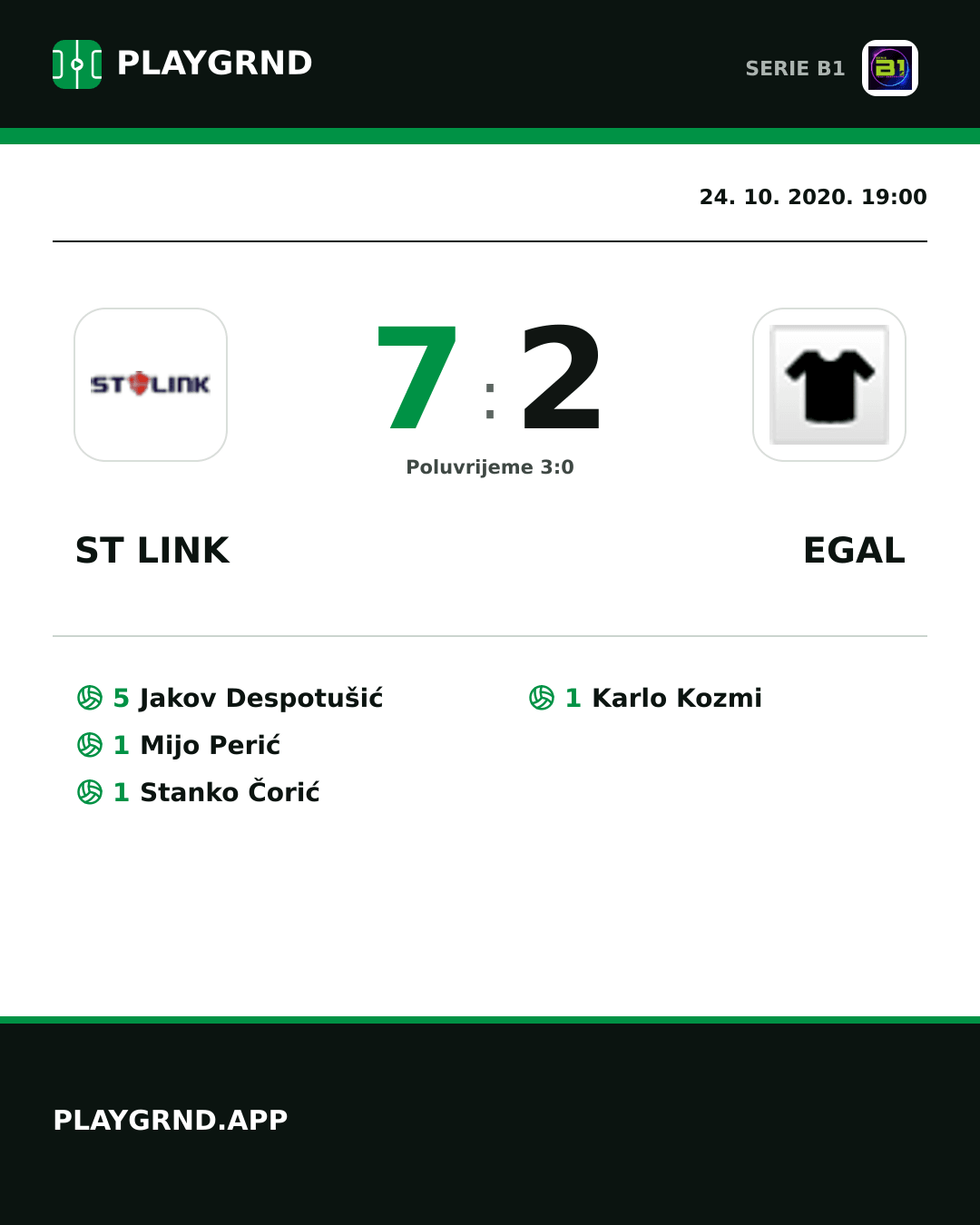 Instagram slika: ST Link 7:2 Egal