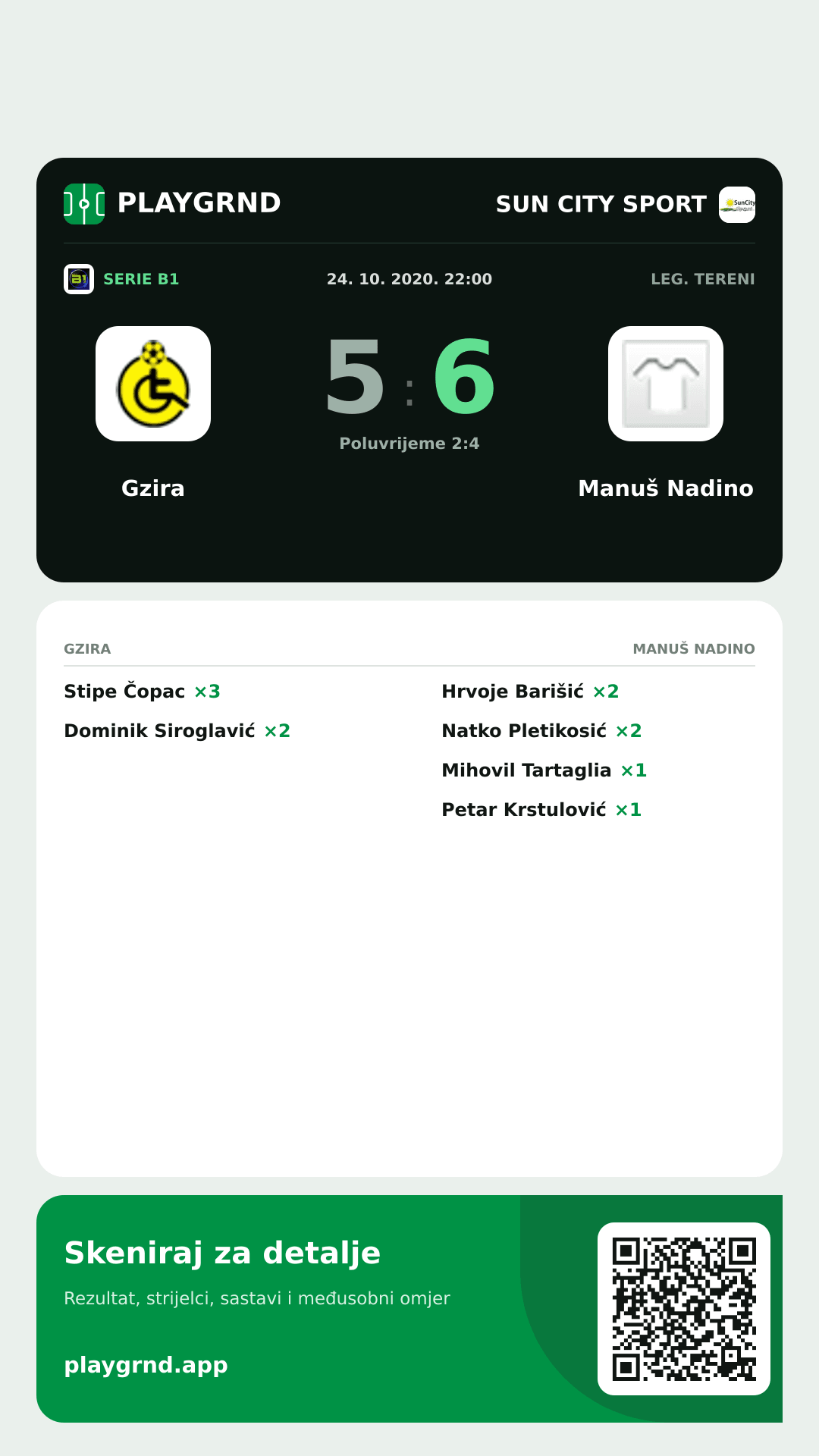 Story image: Gzira 5:6 Manuš Nadino