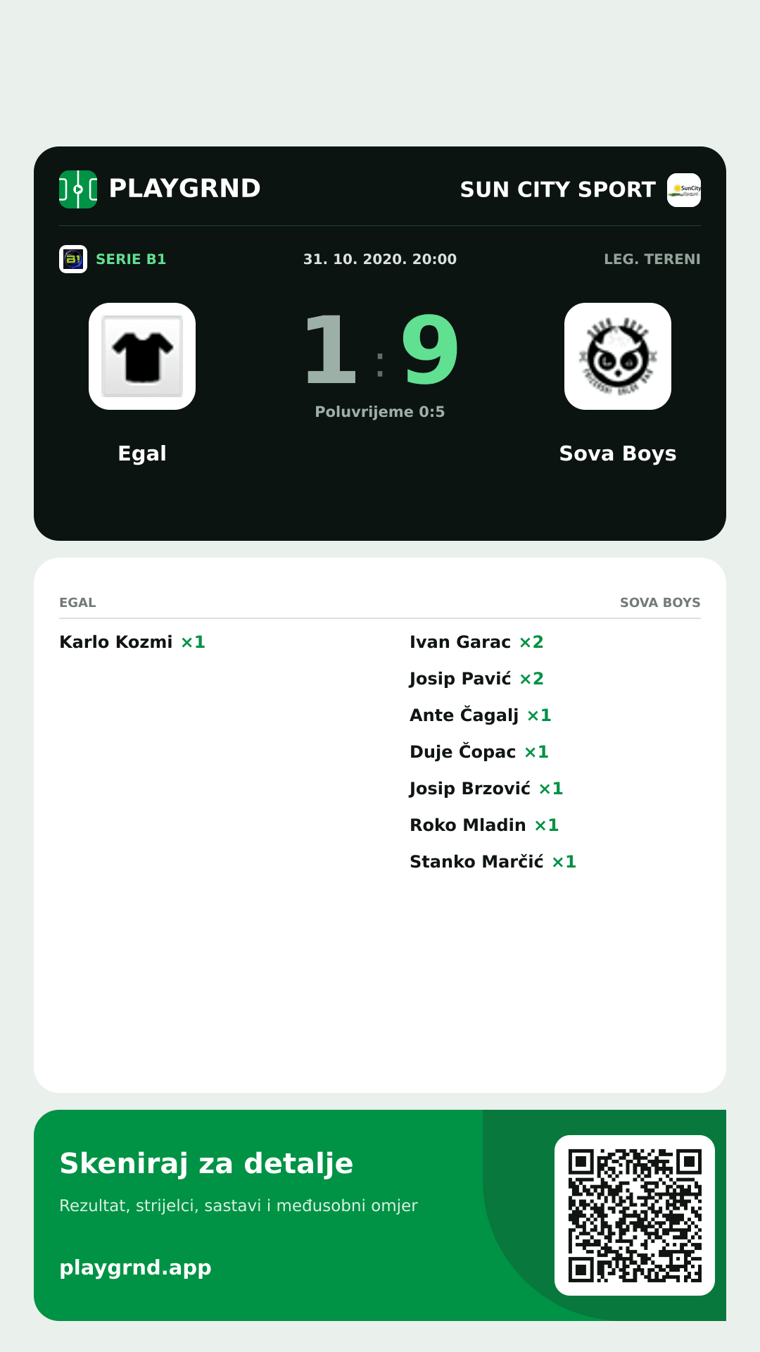 Story image: Egal 1:9 Sova Boys