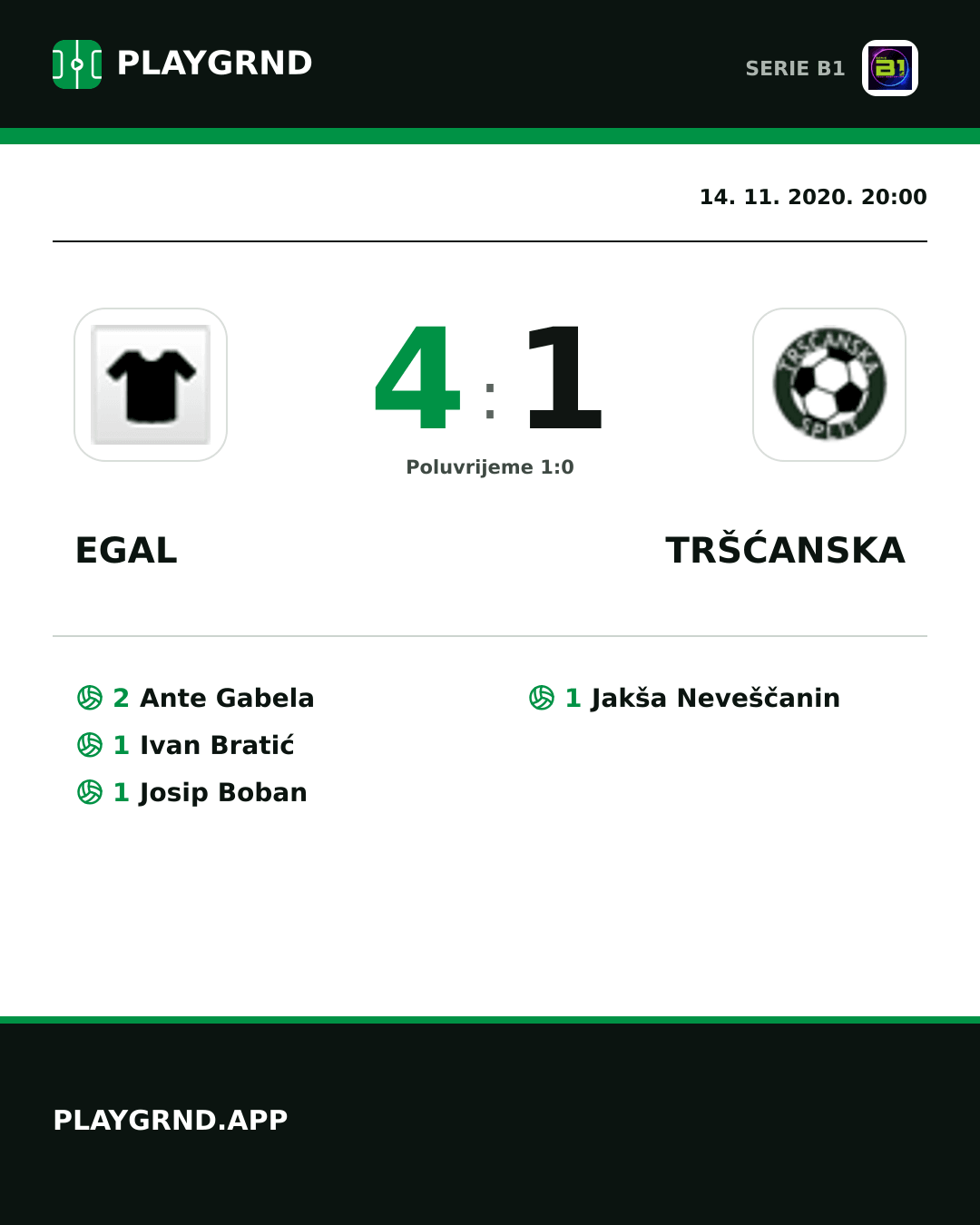 Instagram slika: Egal 4:1 Tršćanska