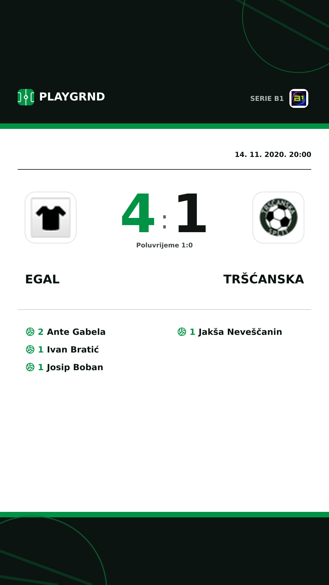 Instagram slika: Egal 4:1 Tršćanska