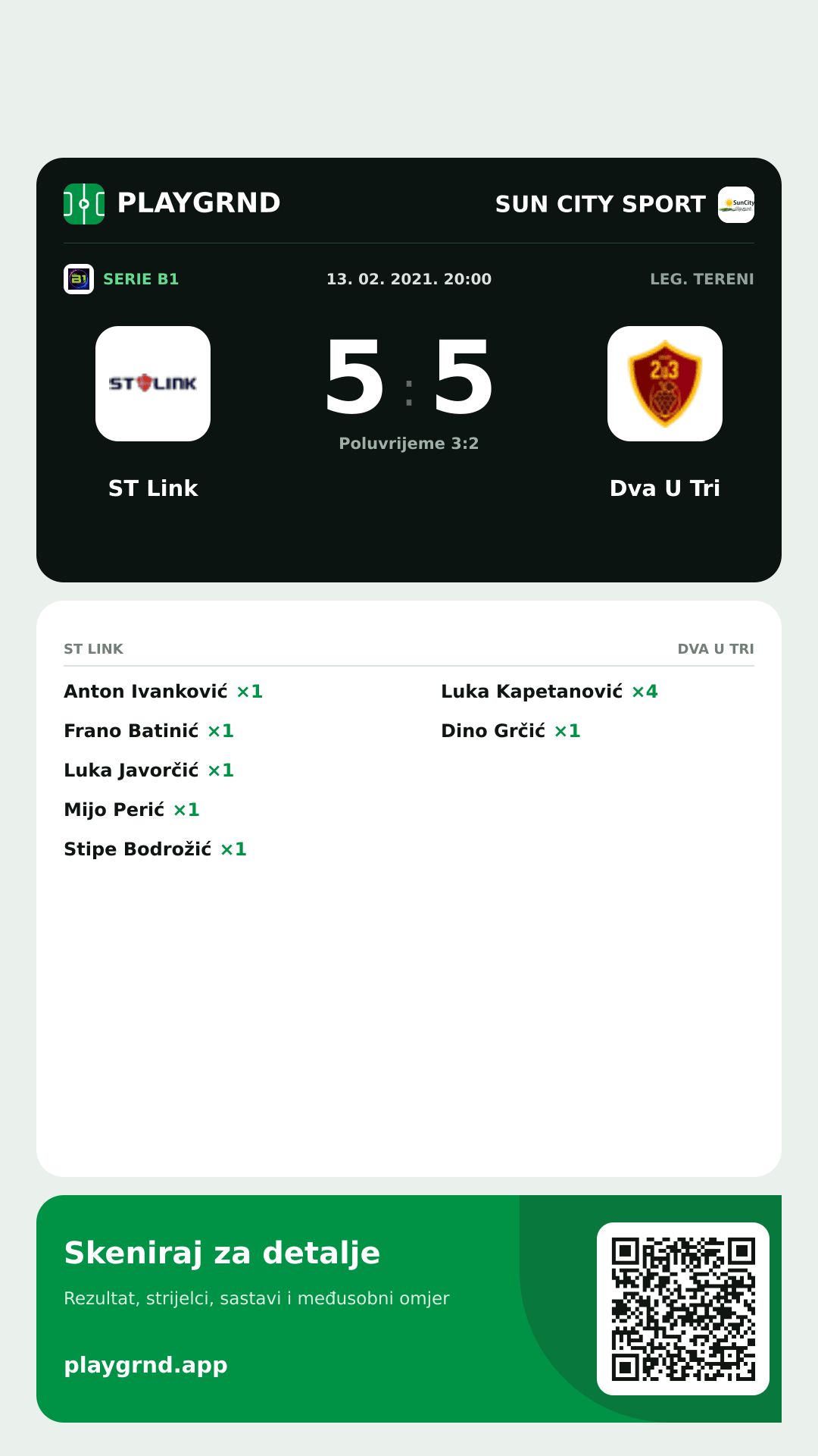 Story slika: ST Link 5:5 Dva U Tri