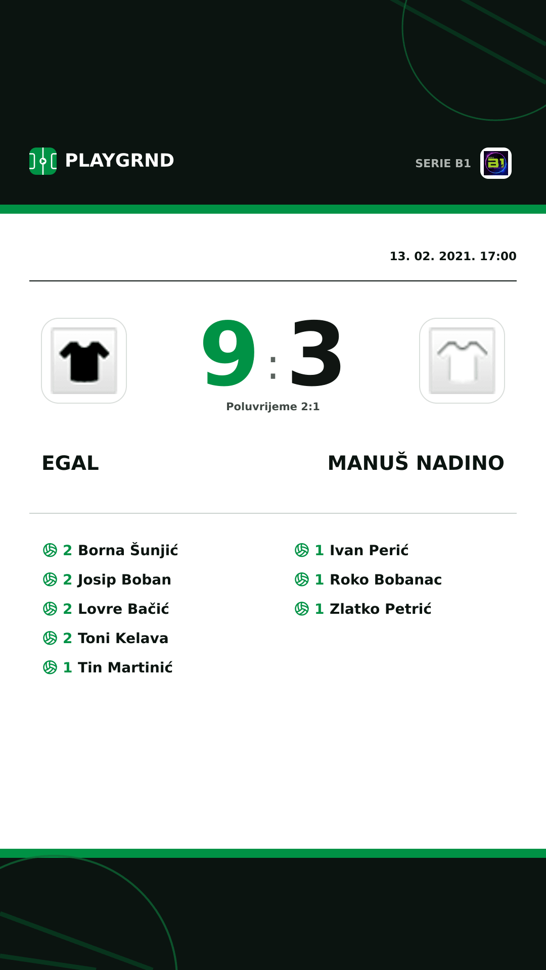 Instagram slika: Egal 9:3 Manuš Nadino