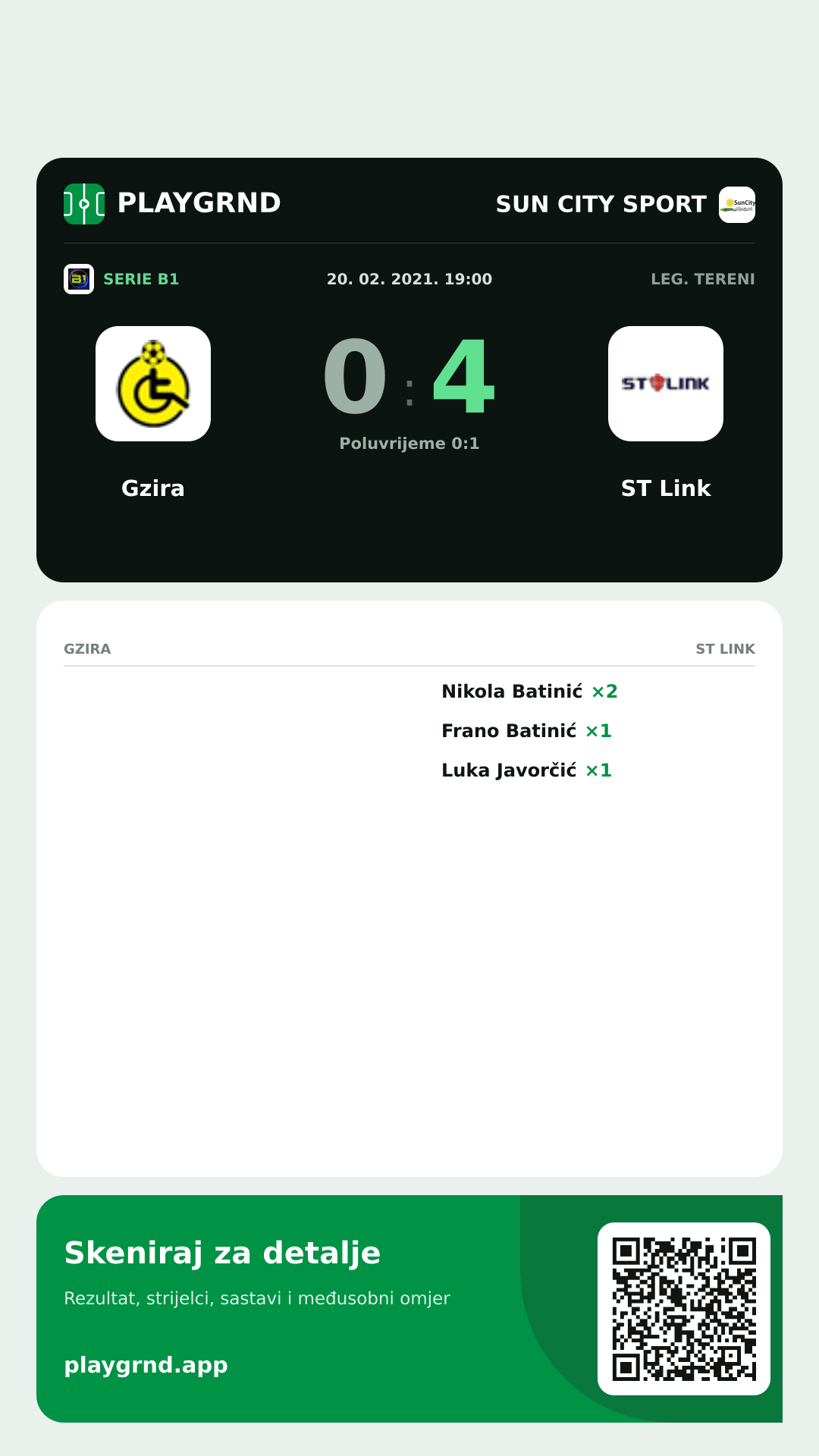 Story slika: Gzira 0:4 ST Link