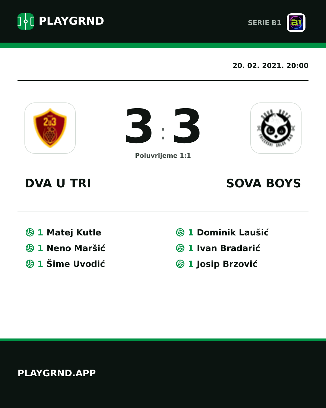 Instagram slika: Dva U Tri 3:3 Sova Boys