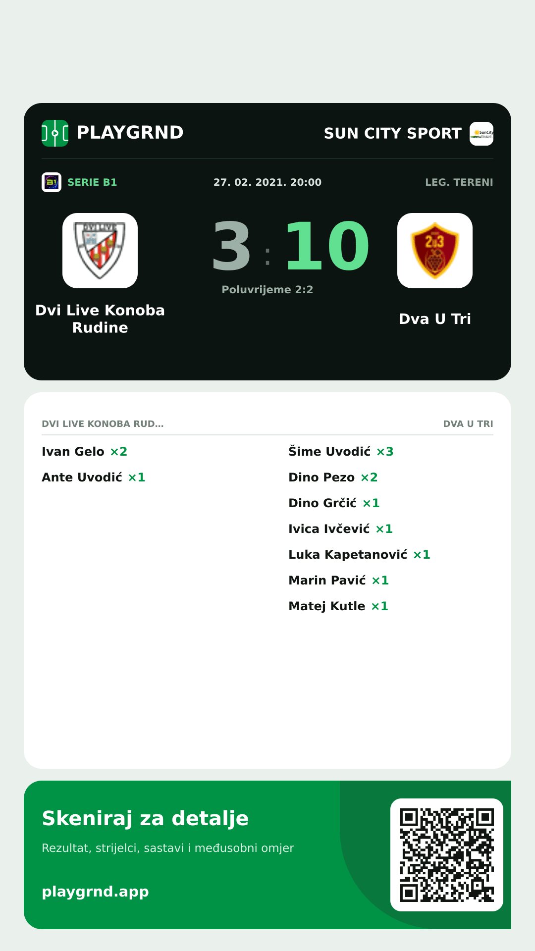 Story slika: Dvi Live Konoba Rudine 3:10 Dva U Tri
