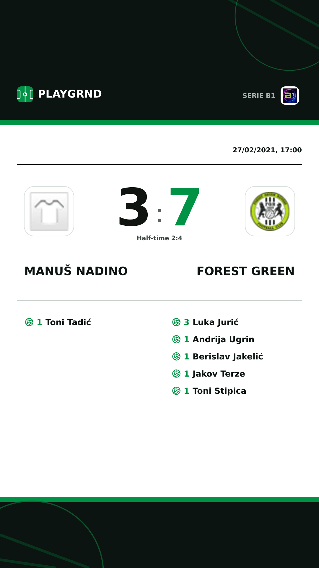 Instagram artwork: Manuš Nadino 3:7 Forest Green