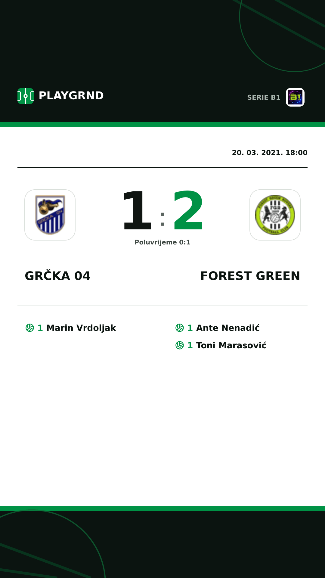 Instagram slika: Grčka 04 1:2 Forest Green