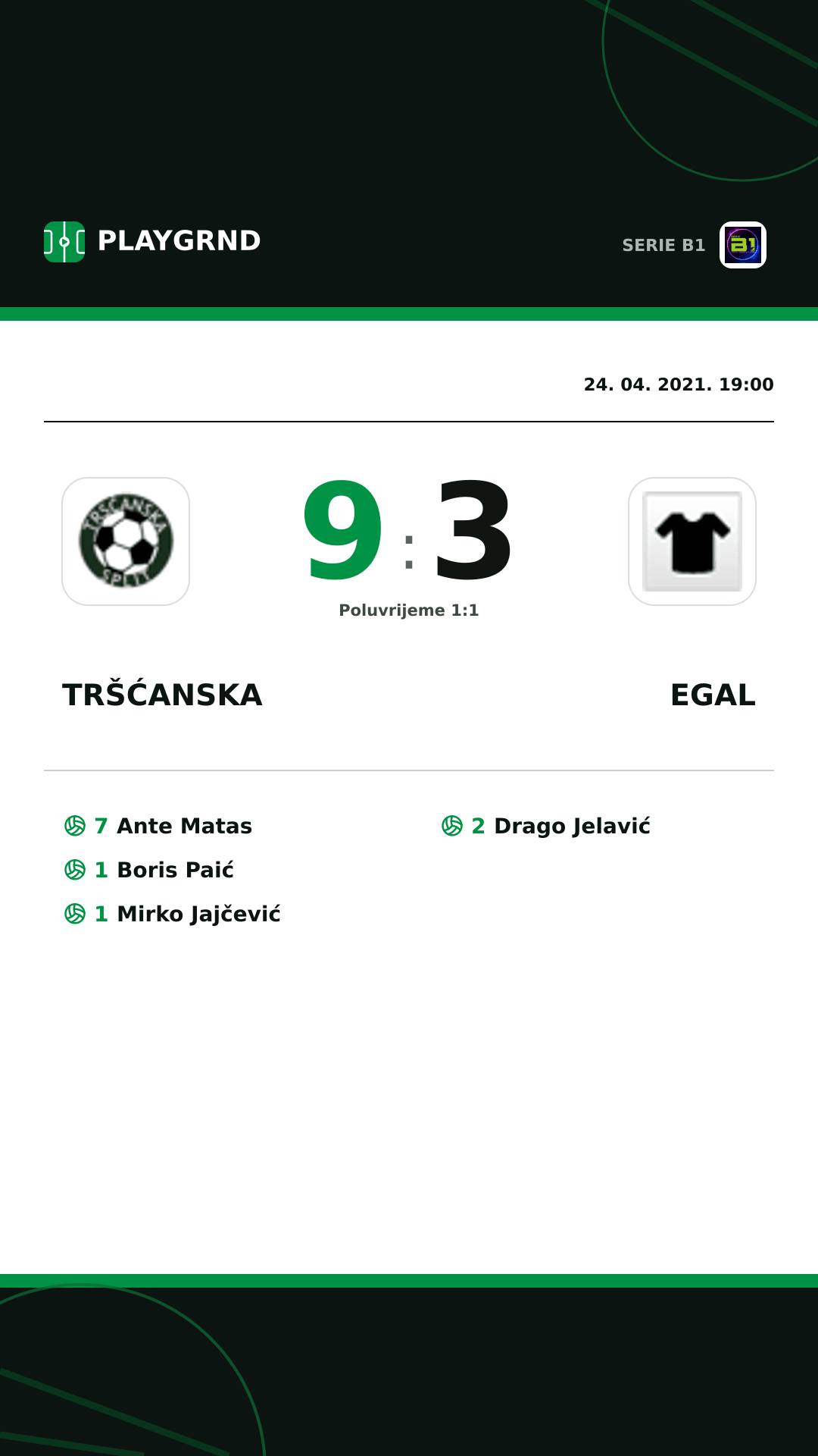 Instagram slika: Tršćanska 9:3 Egal
