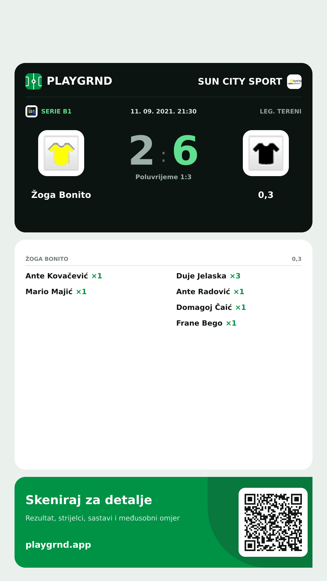 Story slika: Žoga Bonito 2:6 0,3