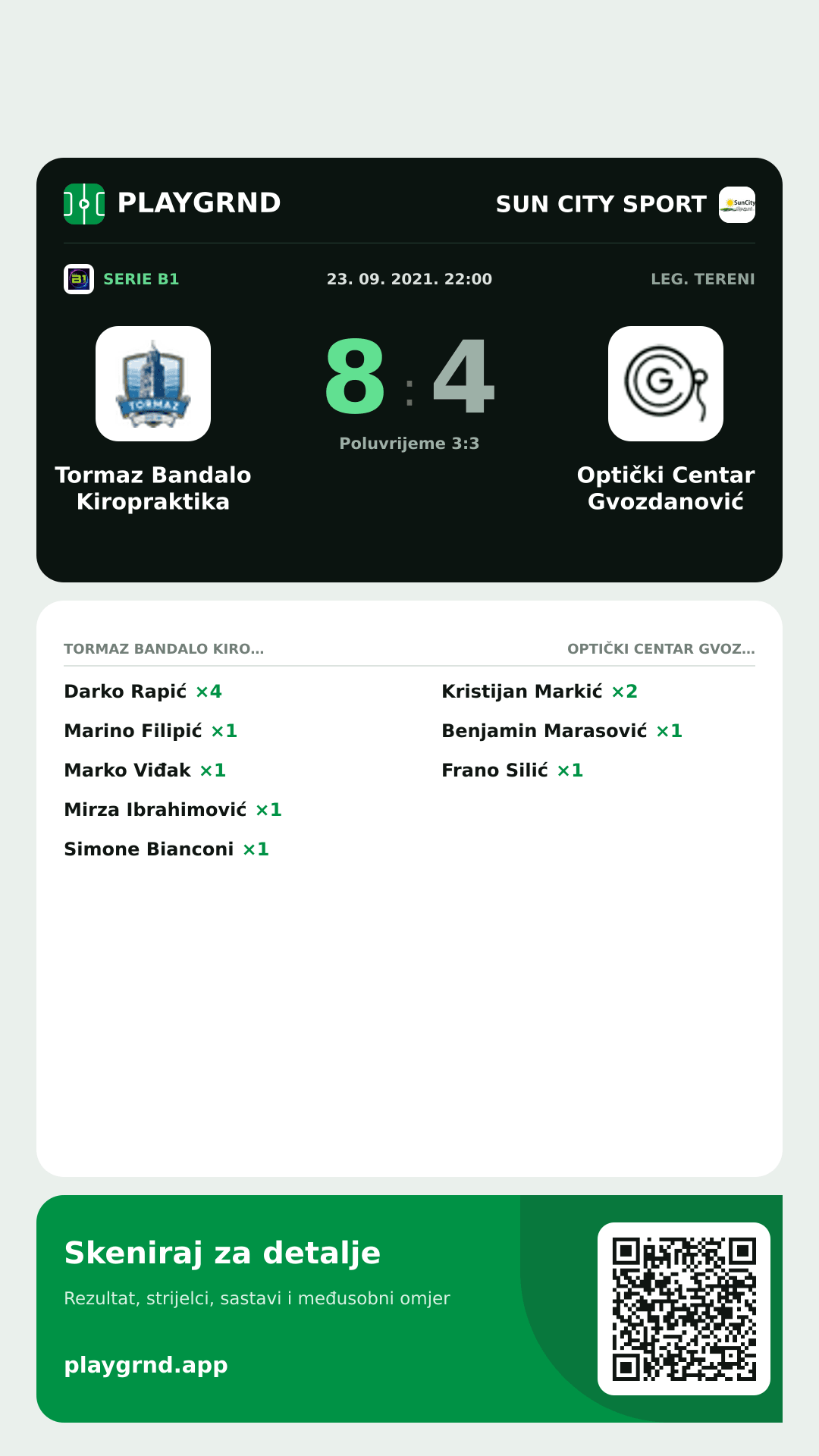 Story slika: Tormaz Bandalo Kiropraktika 8:4 Optički Centar Gvozdanović