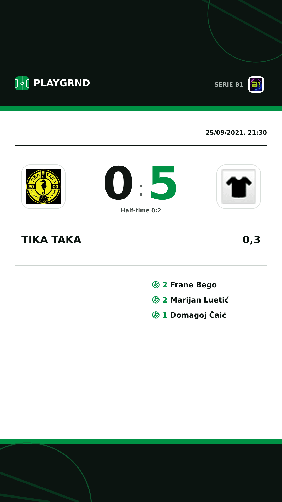 Instagram artwork: Tika Taka 0:5 0,3