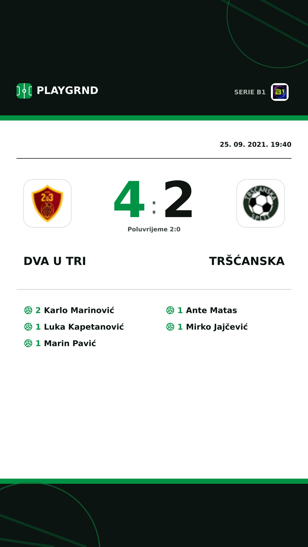 Instagram slika: Dva U Tri 4:2 Tršćanska