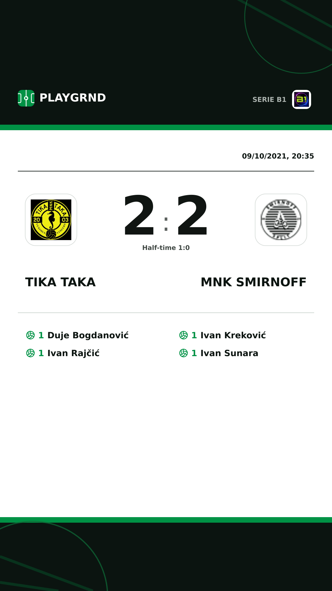 Instagram artwork: Tika Taka 2:2 Mnk Smirnoff