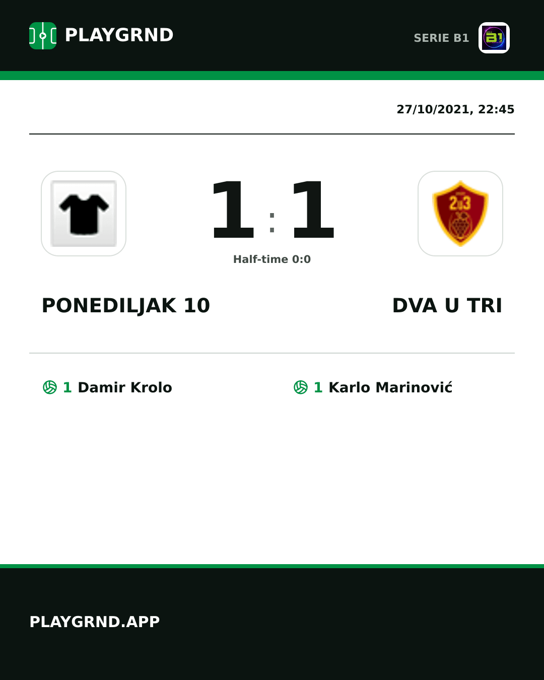Instagram artwork: Ponediljak 10 1:1 Dva U Tri