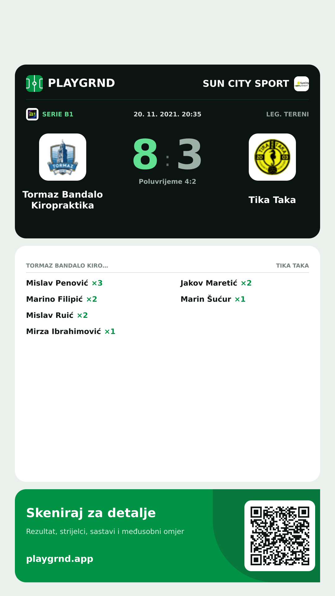 Story slika: Tormaz Bandalo Kiropraktika 8:3 Tika Taka