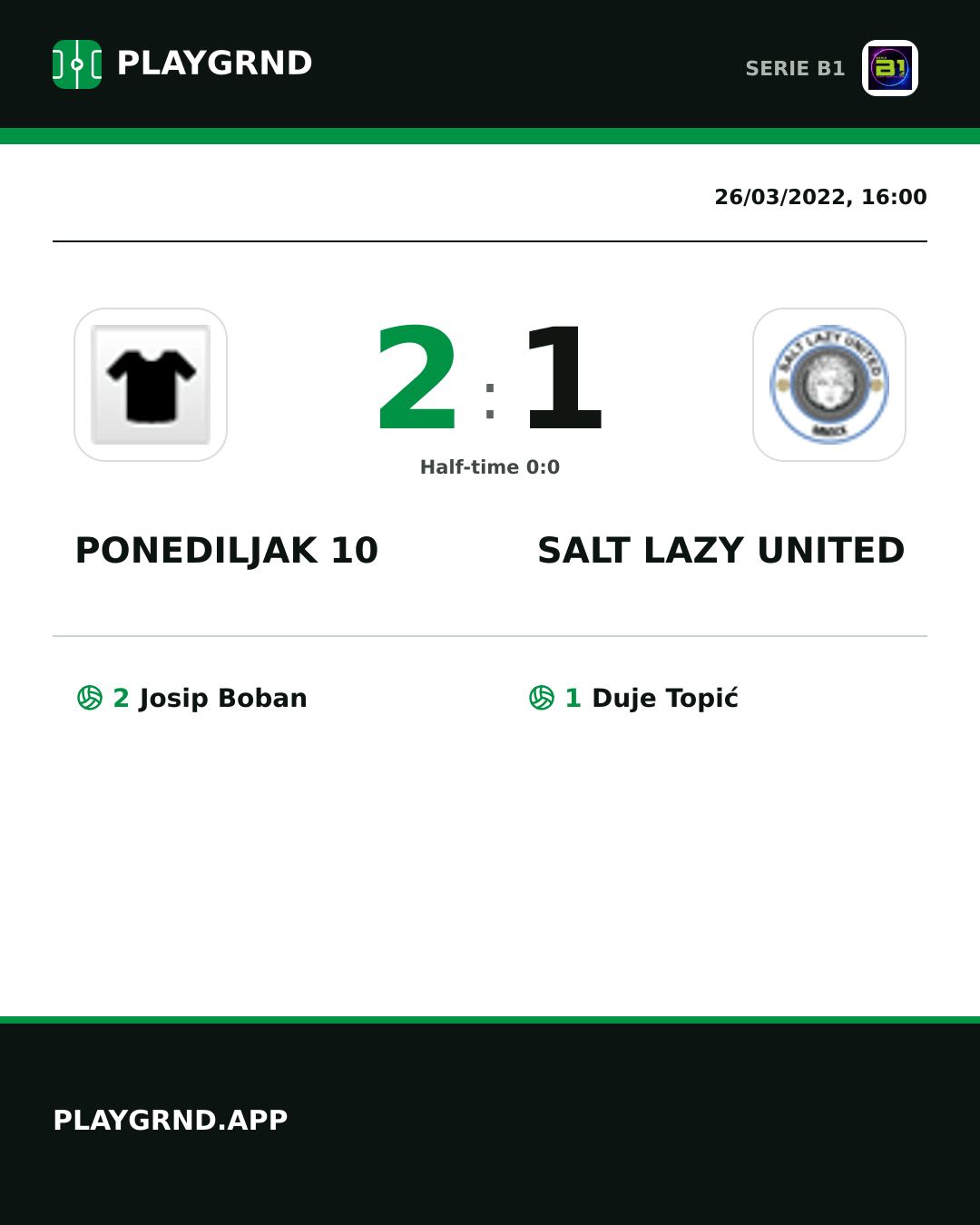 Instagram artwork: Ponediljak 10 2:1 Salt Lazy United