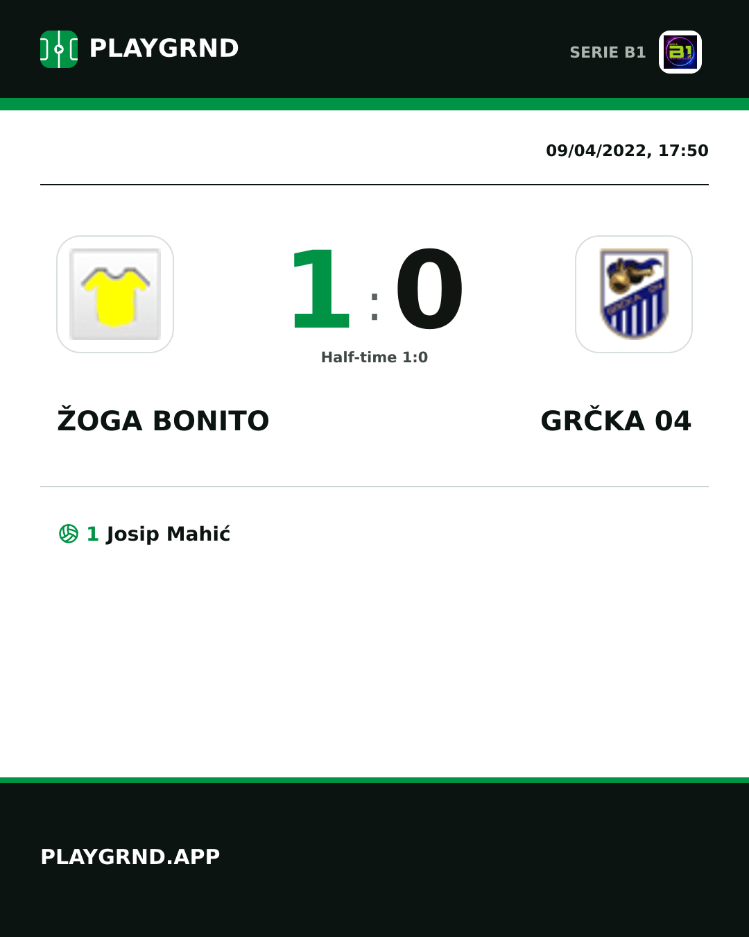 Instagram artwork: Žoga Bonito 1:0 Grčka 04
