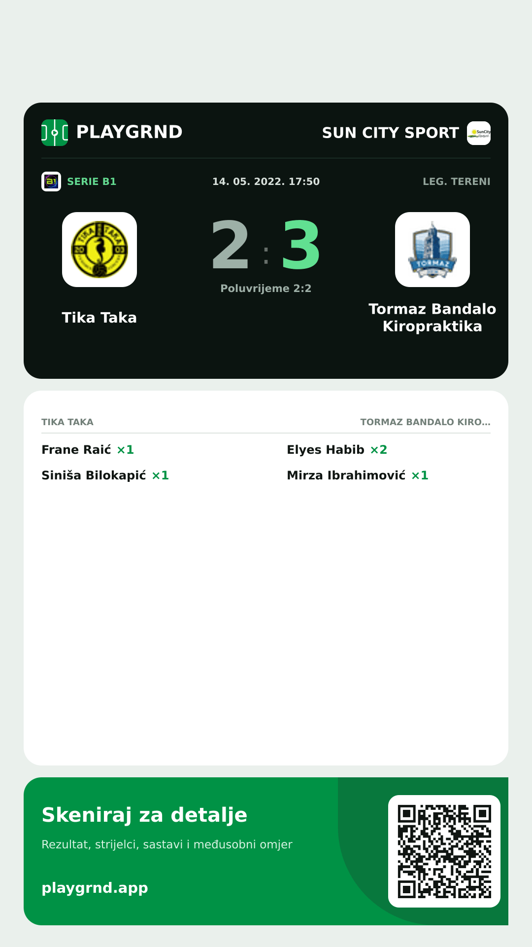 Story slika: Tika Taka 2:3 Tormaz Bandalo Kiropraktika