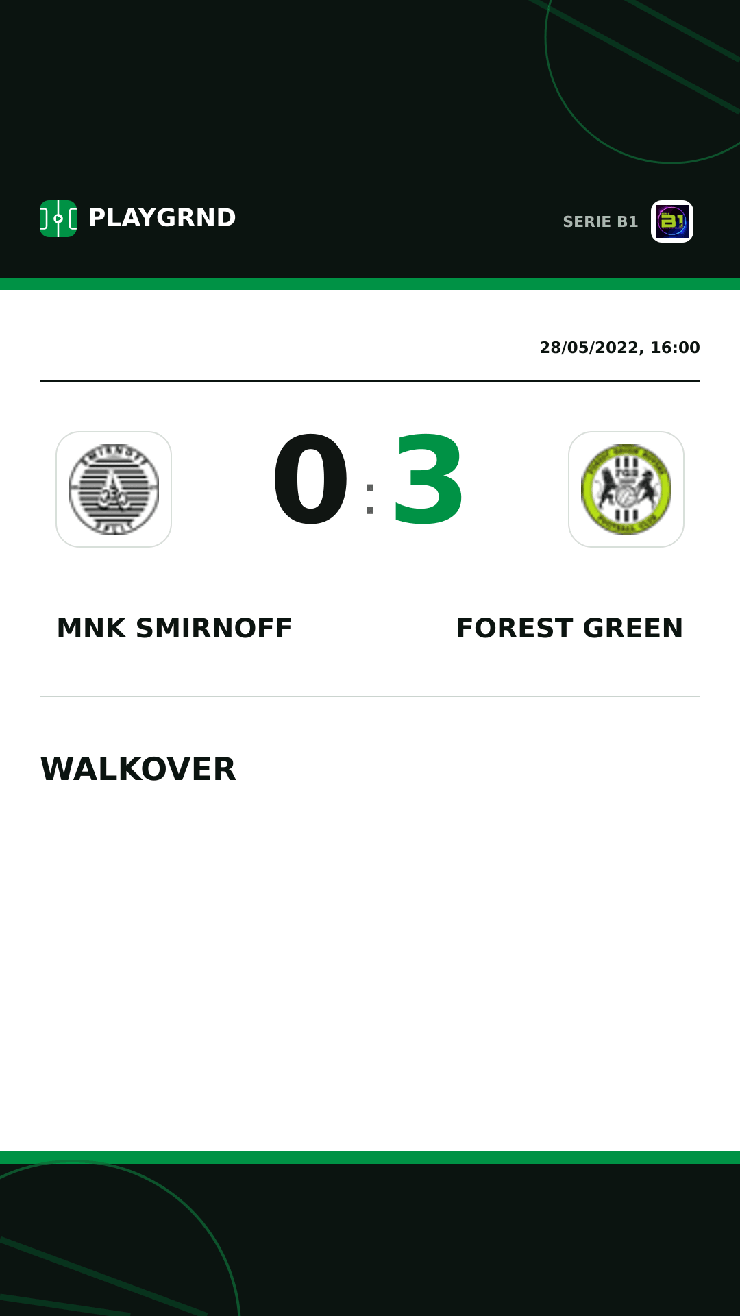 Instagram artwork: Mnk Smirnoff 0:3 Forest Green