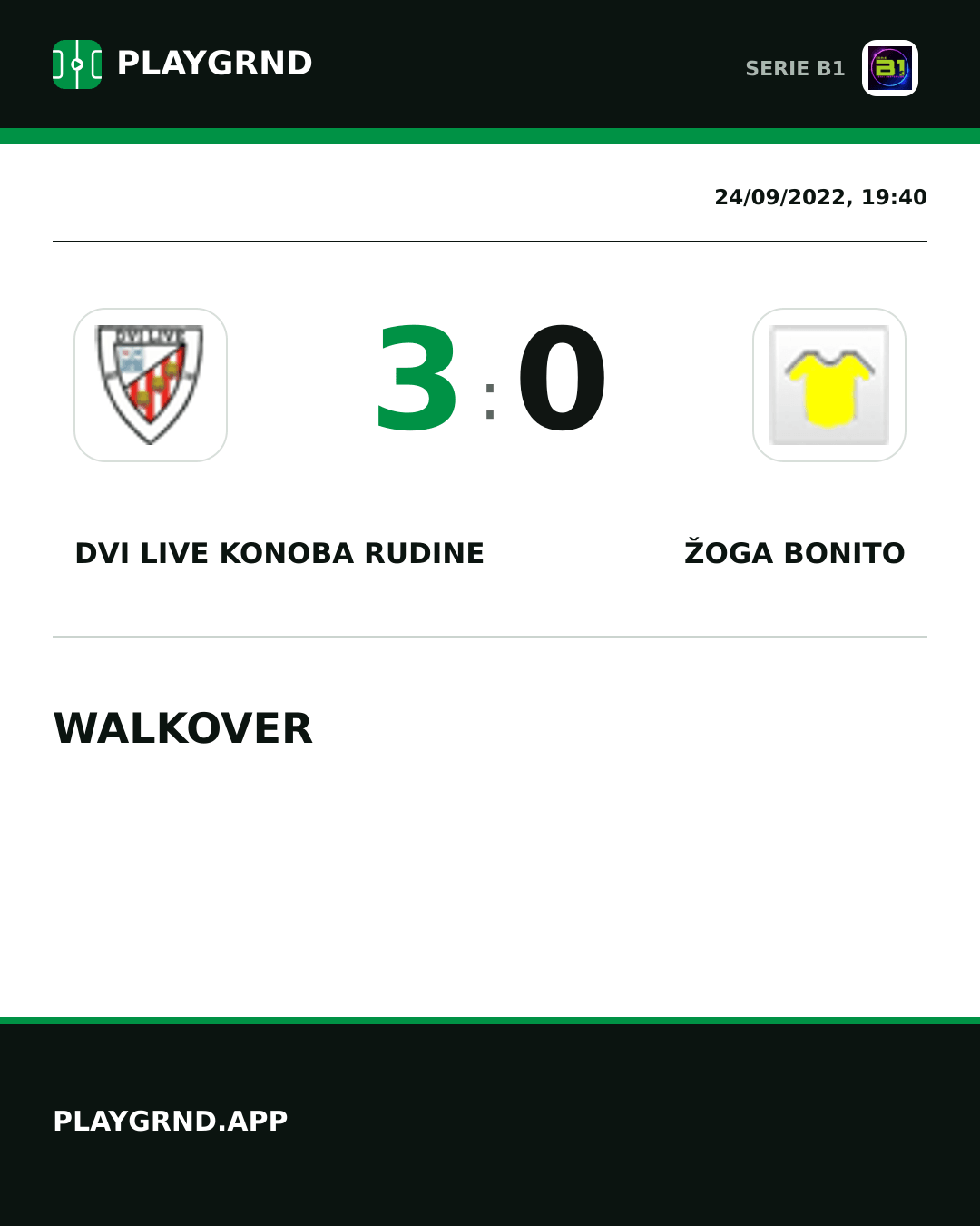 Instagram artwork: Dvi Live Konoba Rudine 3:0 Žoga Bonito